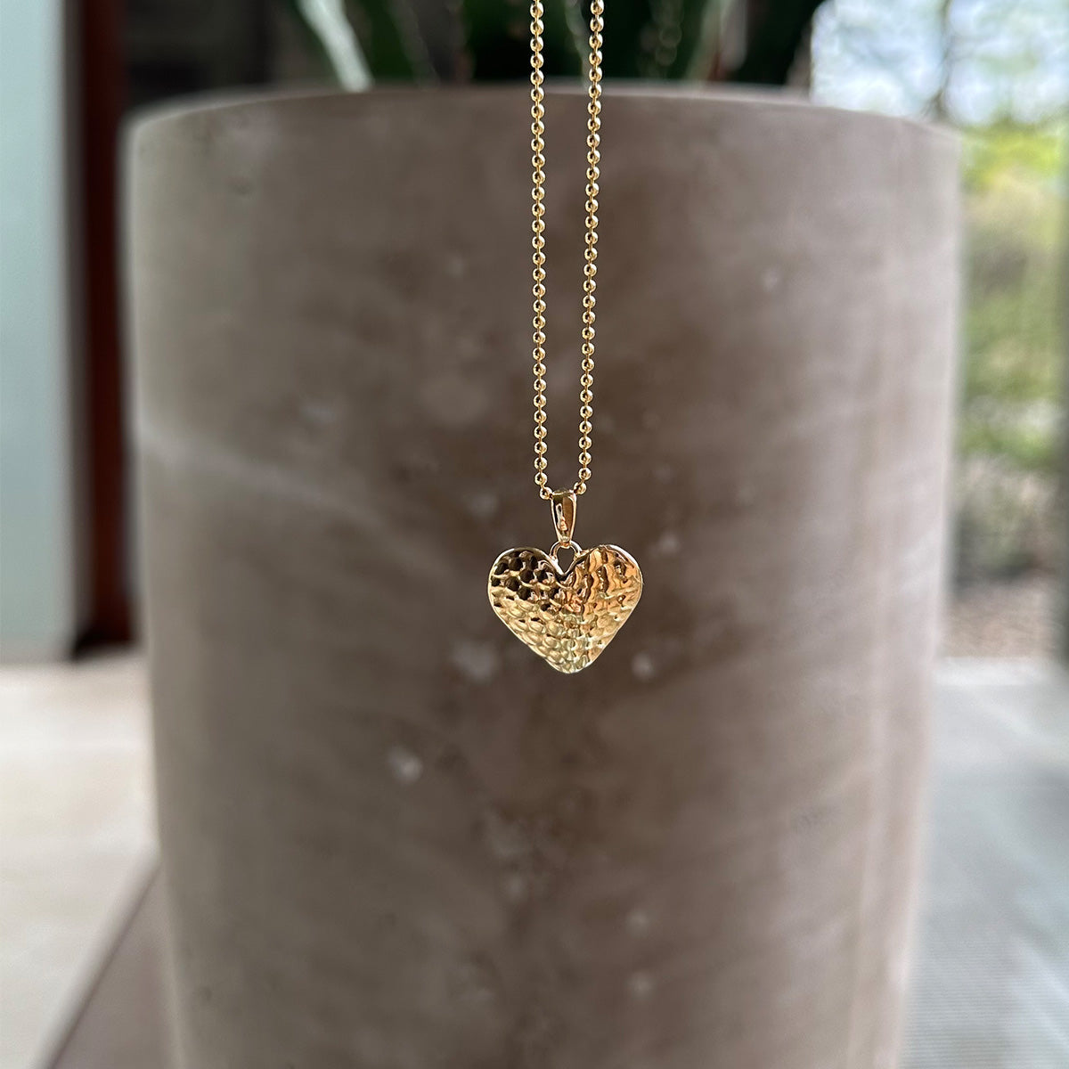 Naszyjnik ISABELLE srebrny pozłacany - zawieszka i łańcuszek