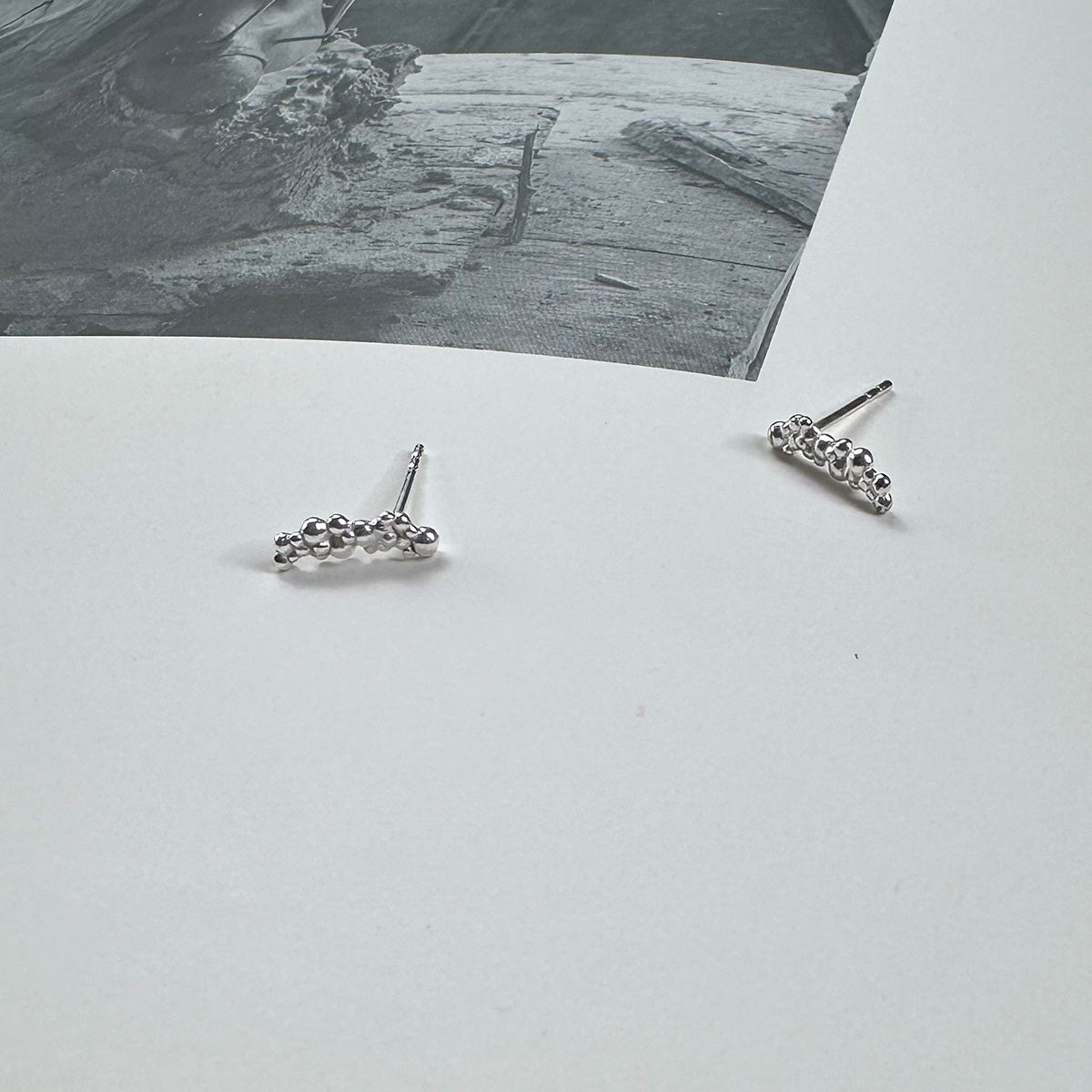 Kolczyki BUBBLE srebrne