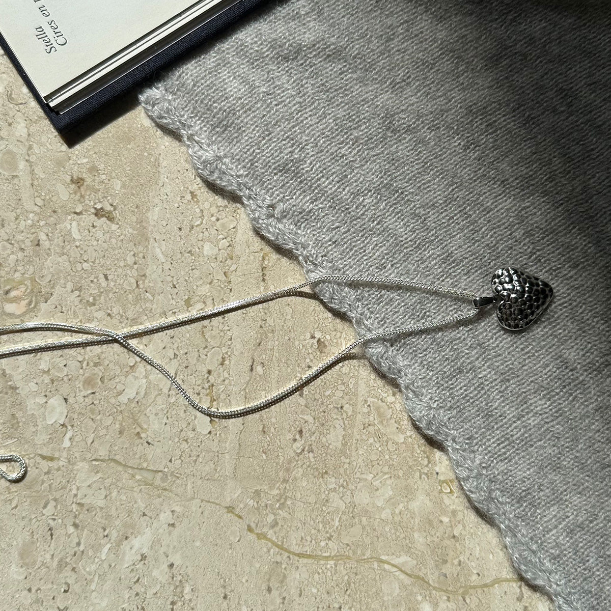 Zawieszka serce ISABELLE srebrna