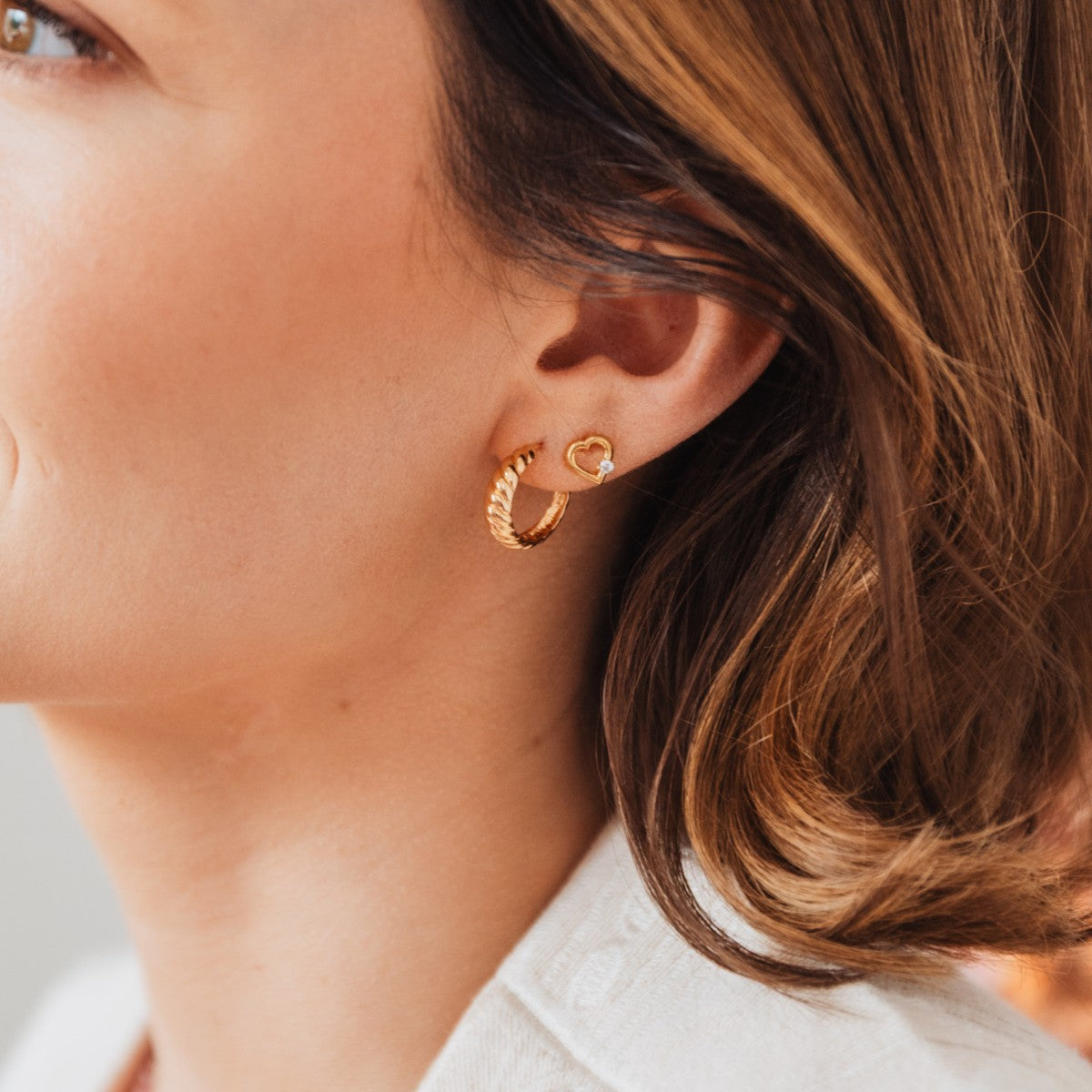 Kolczyki VERTO złote