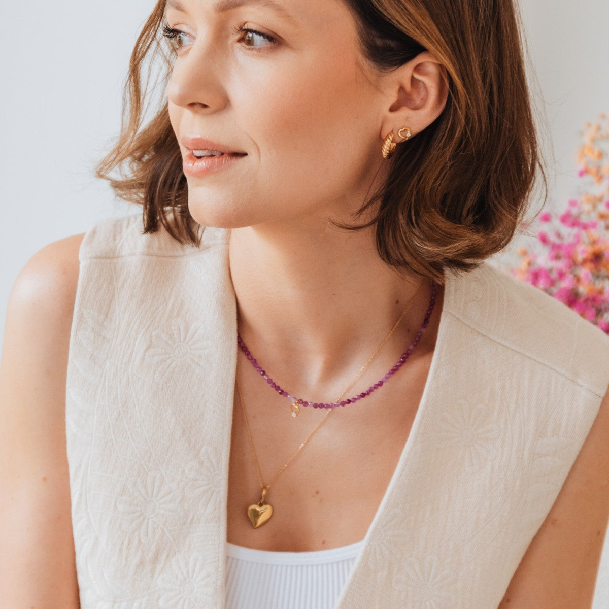 Kolczyki CRYSTAL złote