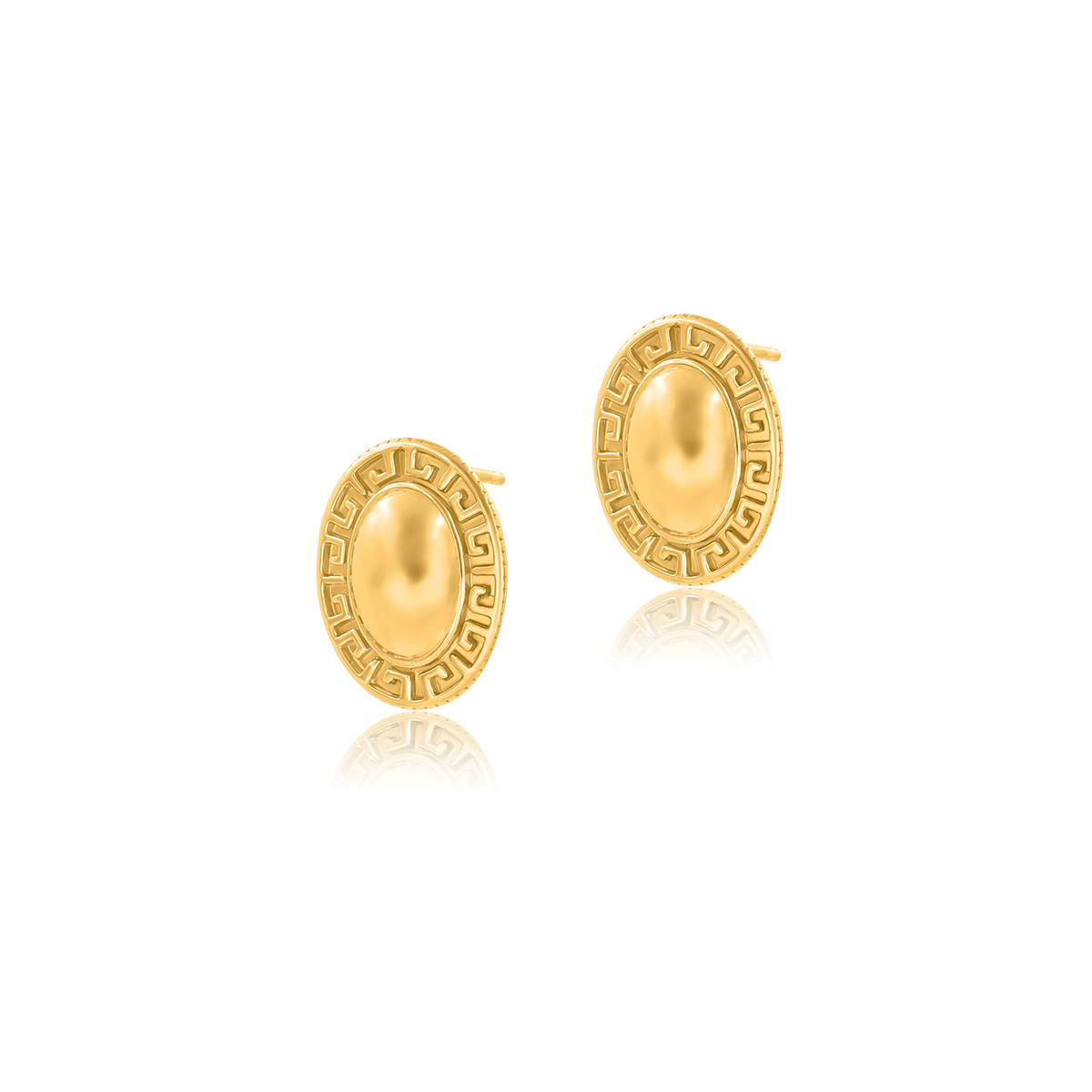 Kolczyki ZOE srebrne pozłacane