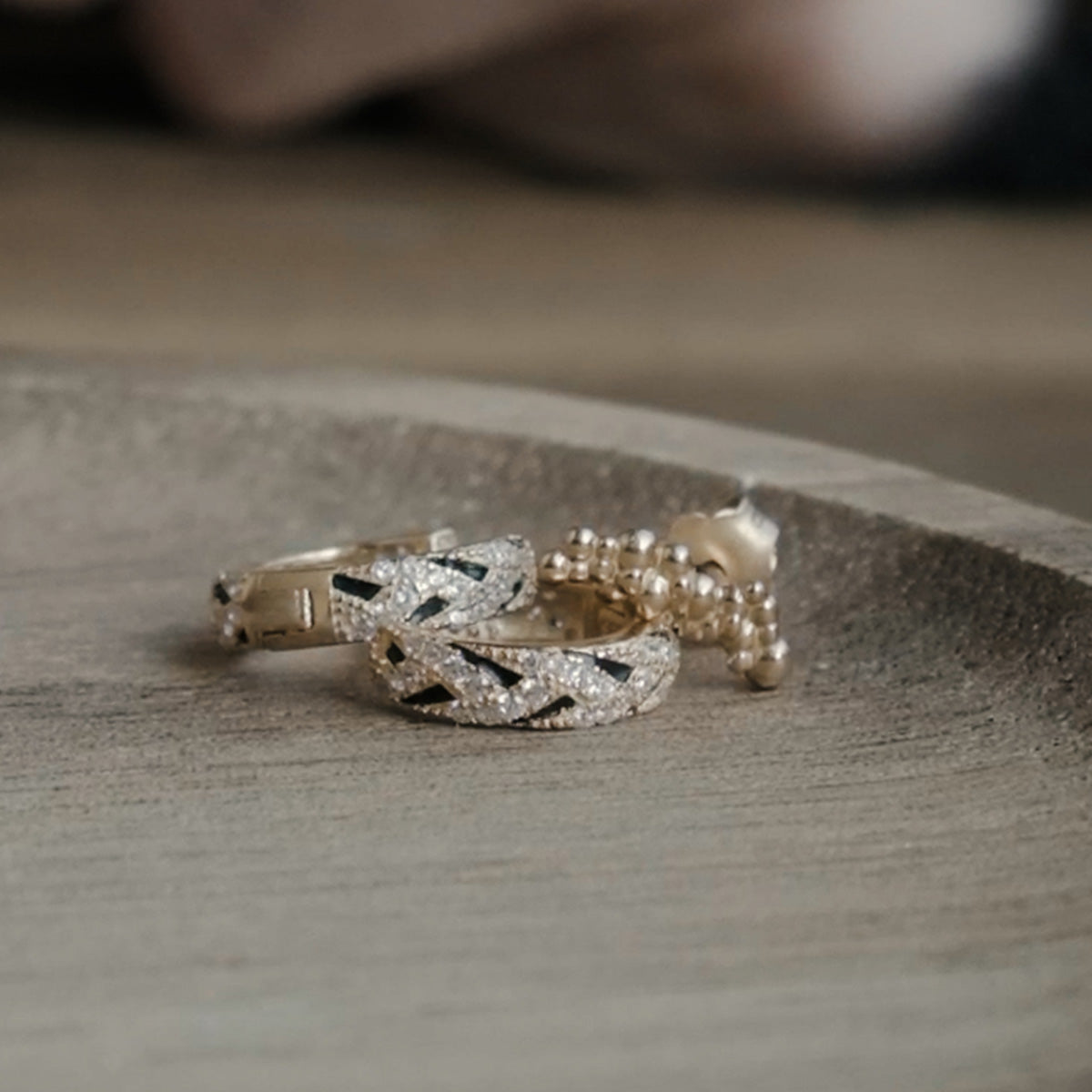 Kolczyki PORTOFINO pozłacane