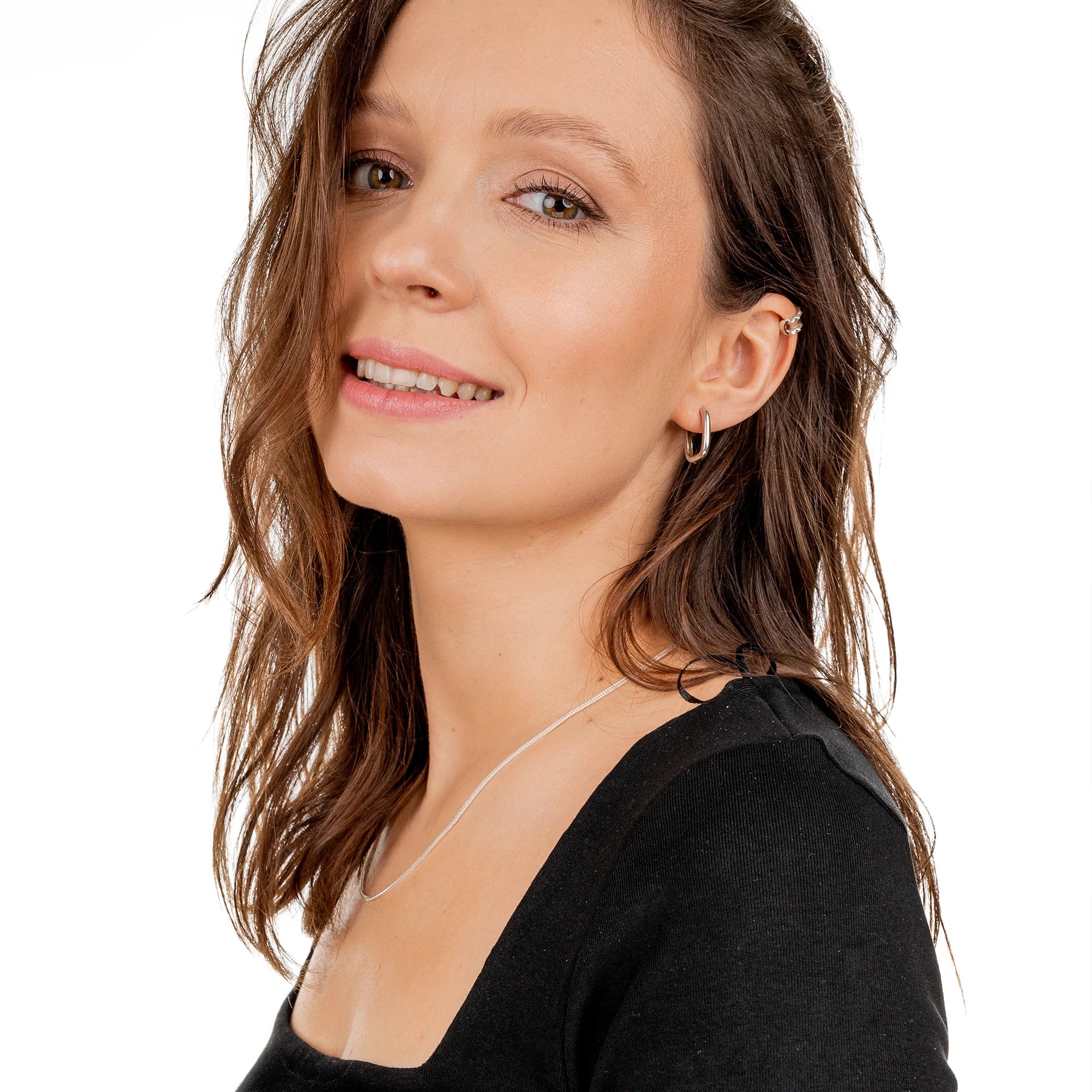 Kolczyki CLASSY srebrne