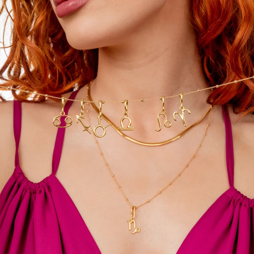 Zawieszka ZODIAK srebrna pozłacana - rak