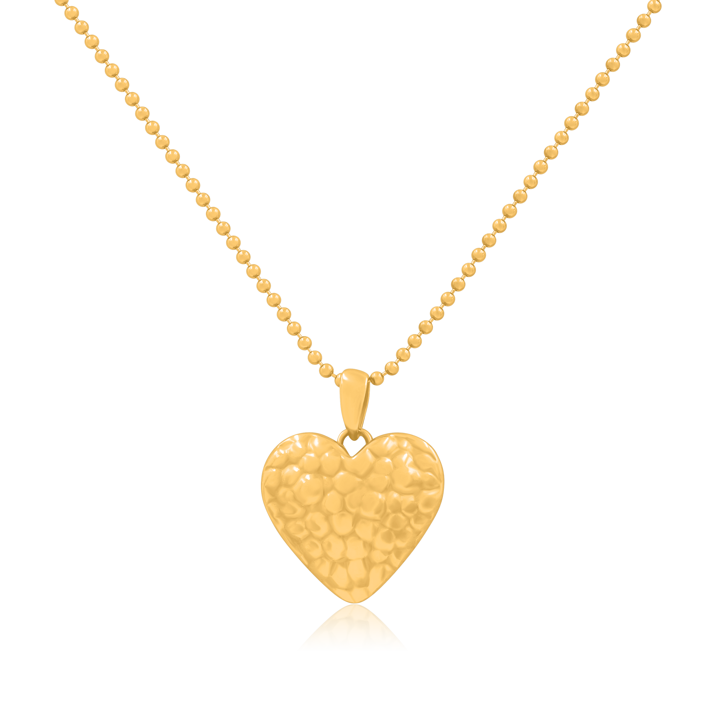 Naszyjnik ISABELLE srebrny pozłacany - zawieszka i łańcuszek