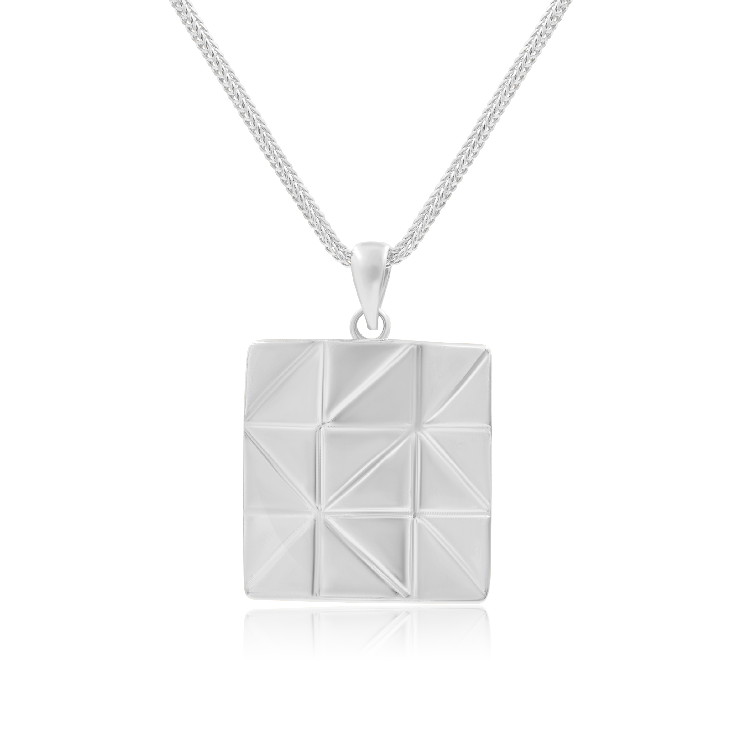 Naszyjnik PIAZZA srebrny - zawieszka i łańcuszek