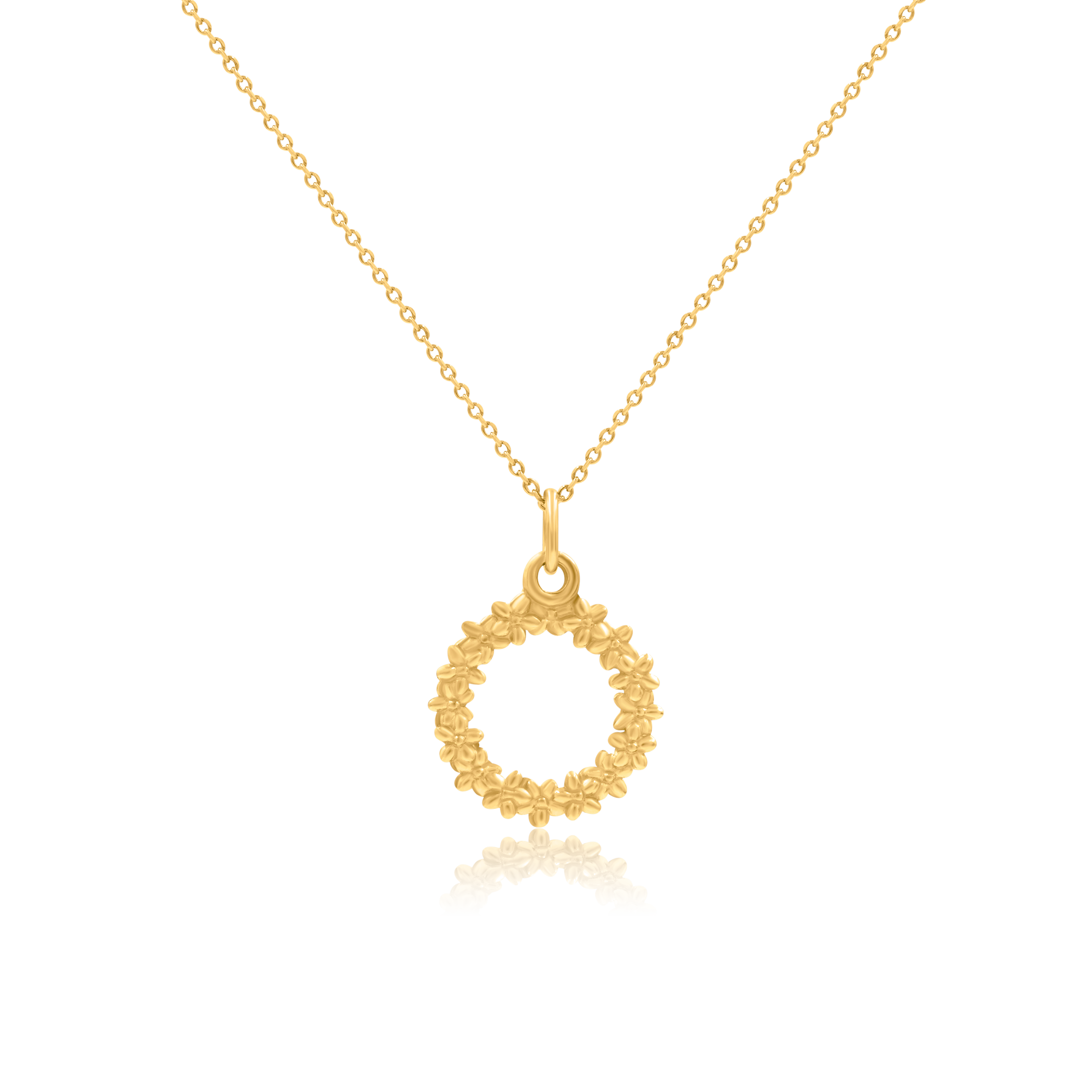 Naszyjnik AUSSIE srebrny pozłacany - zawieszka i łańcuszek