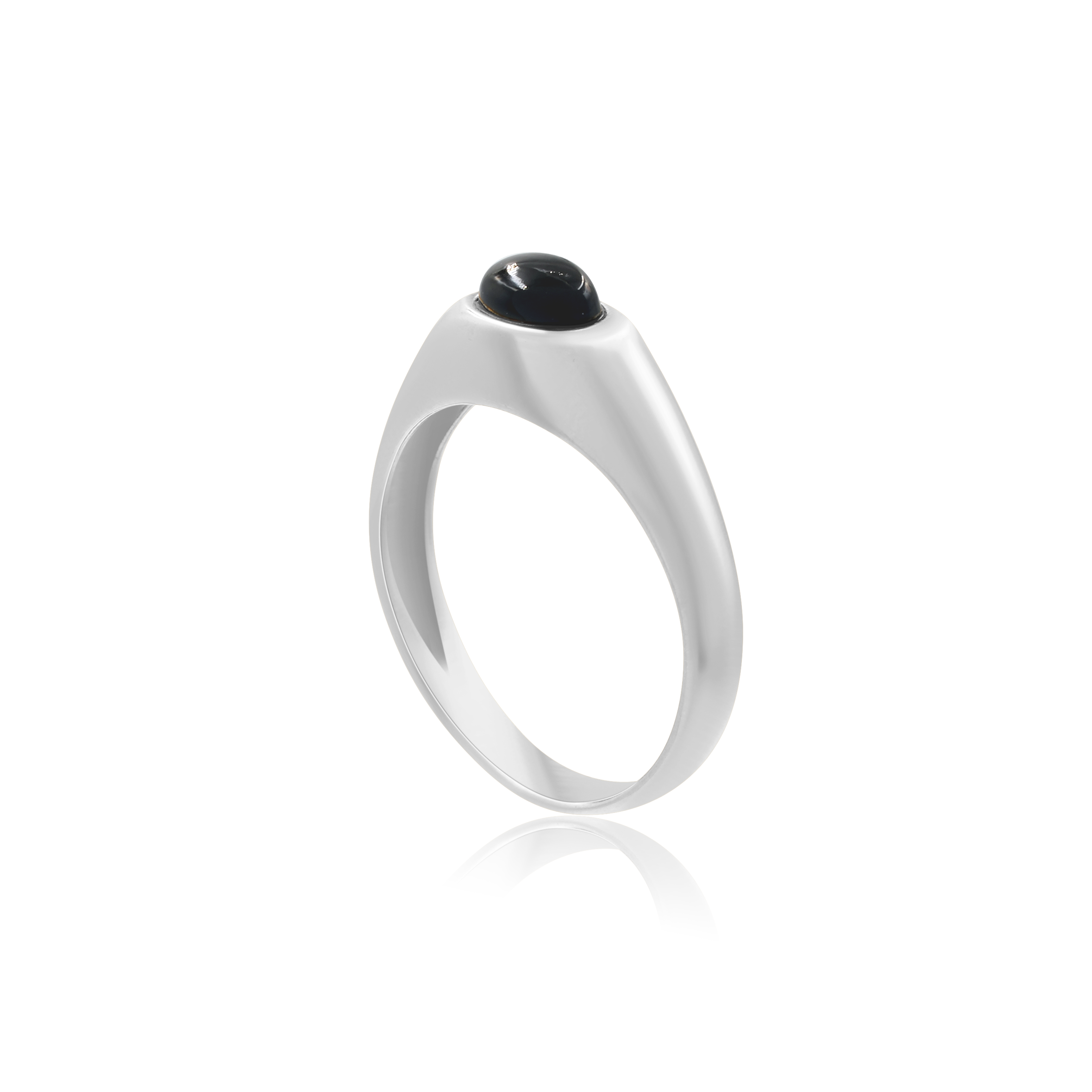 Pierścionek ONYX srebrny