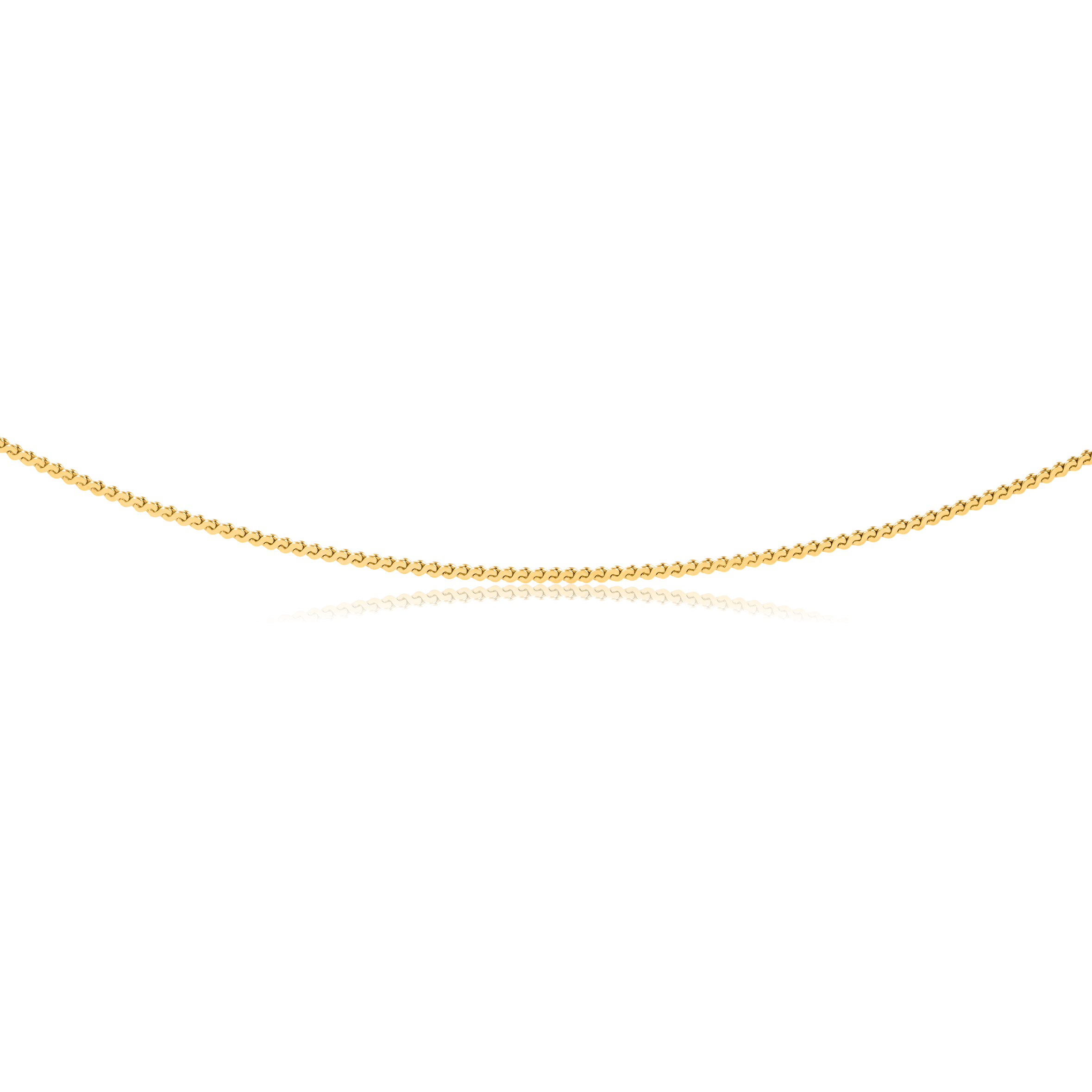 Łańcuszek HELEN srebrny pozłacany