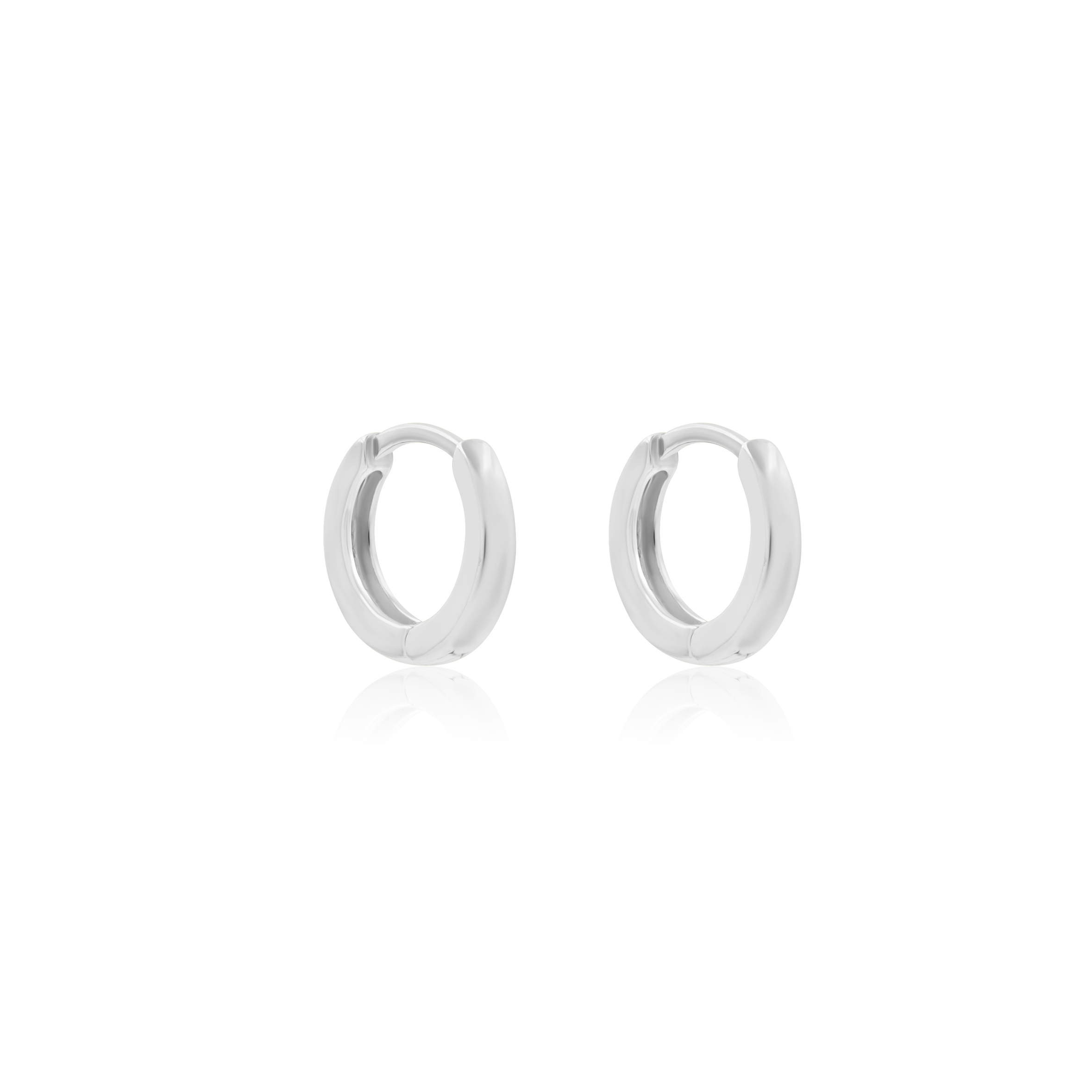 Kolczyki LINE srebrne