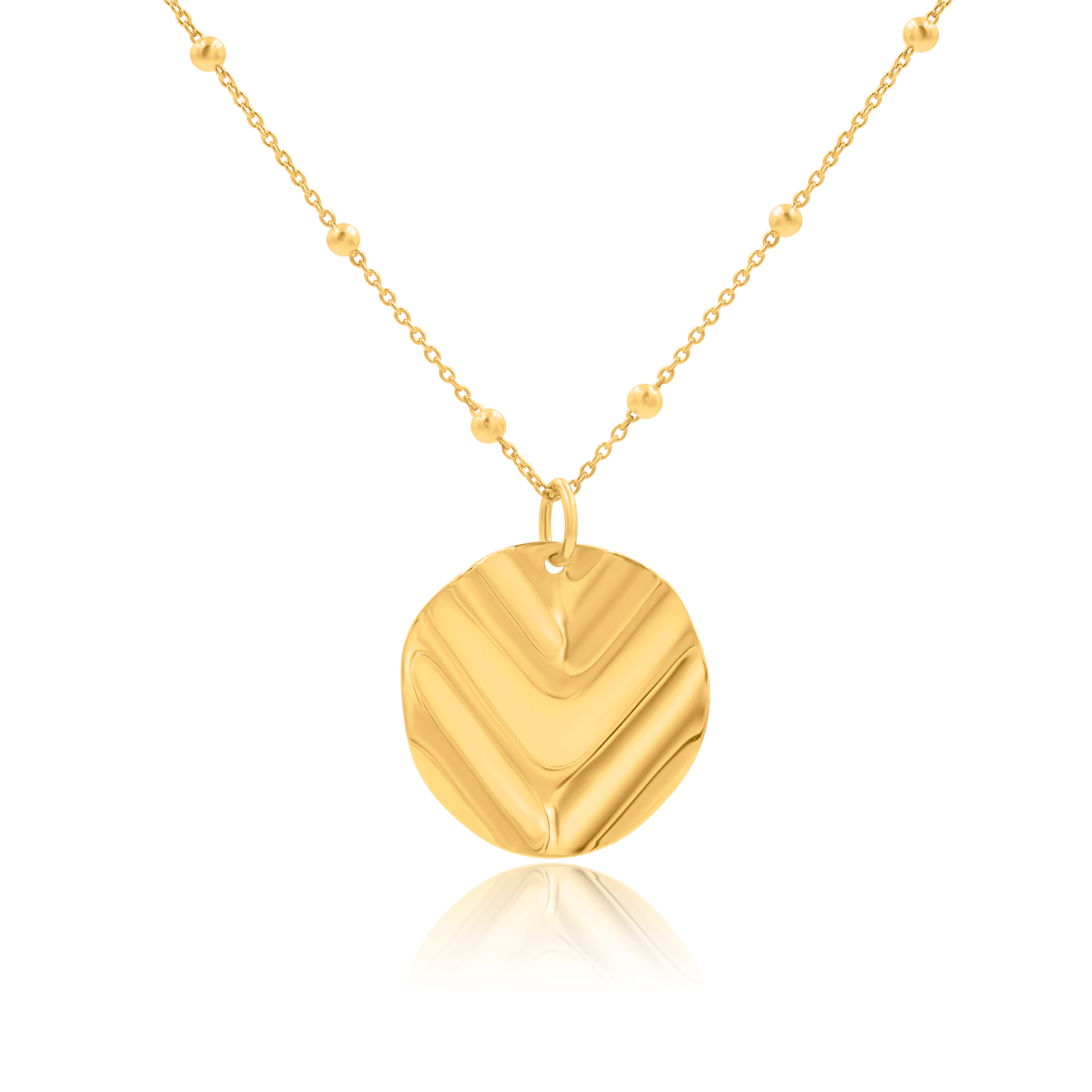 Zawieszka RIVER srebrna pozłacana