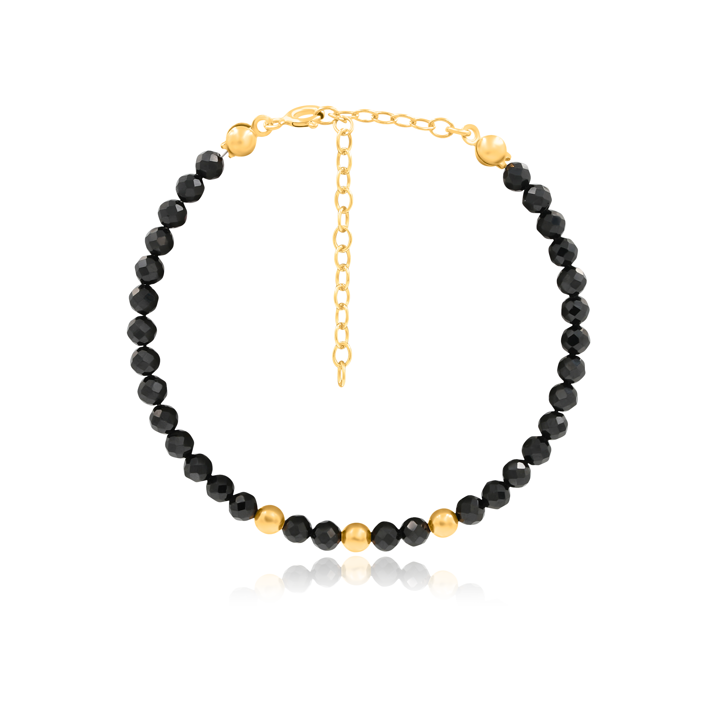 Bransoletka BLAKE srebrna pozłacana