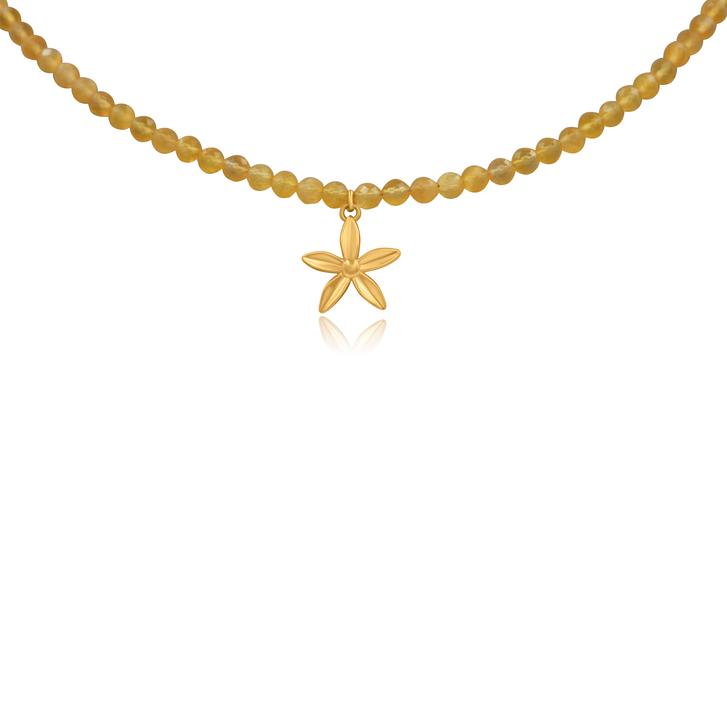 Naszyjnik CYNTHIA srebrny pozłacany