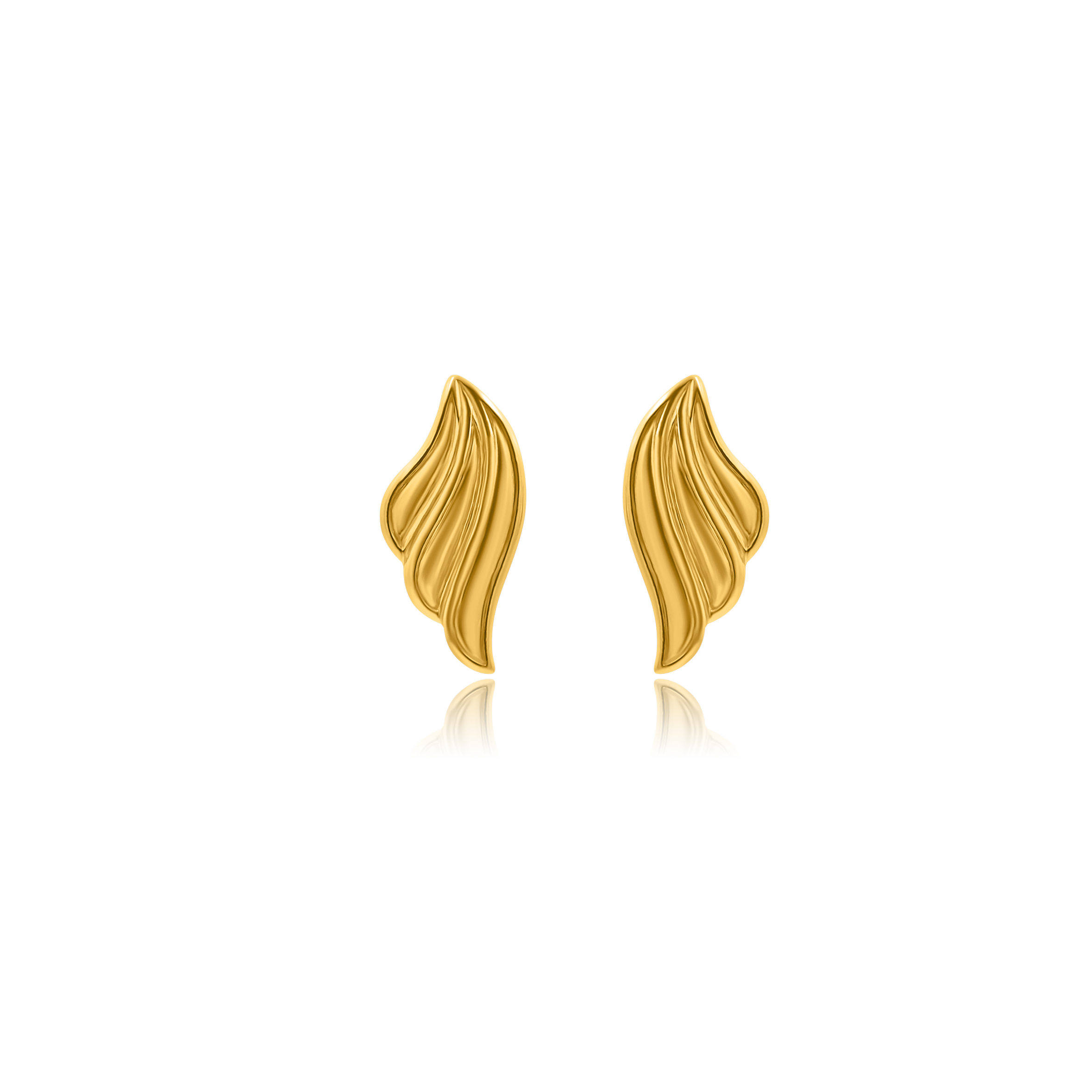 Koczyki WINGS złote