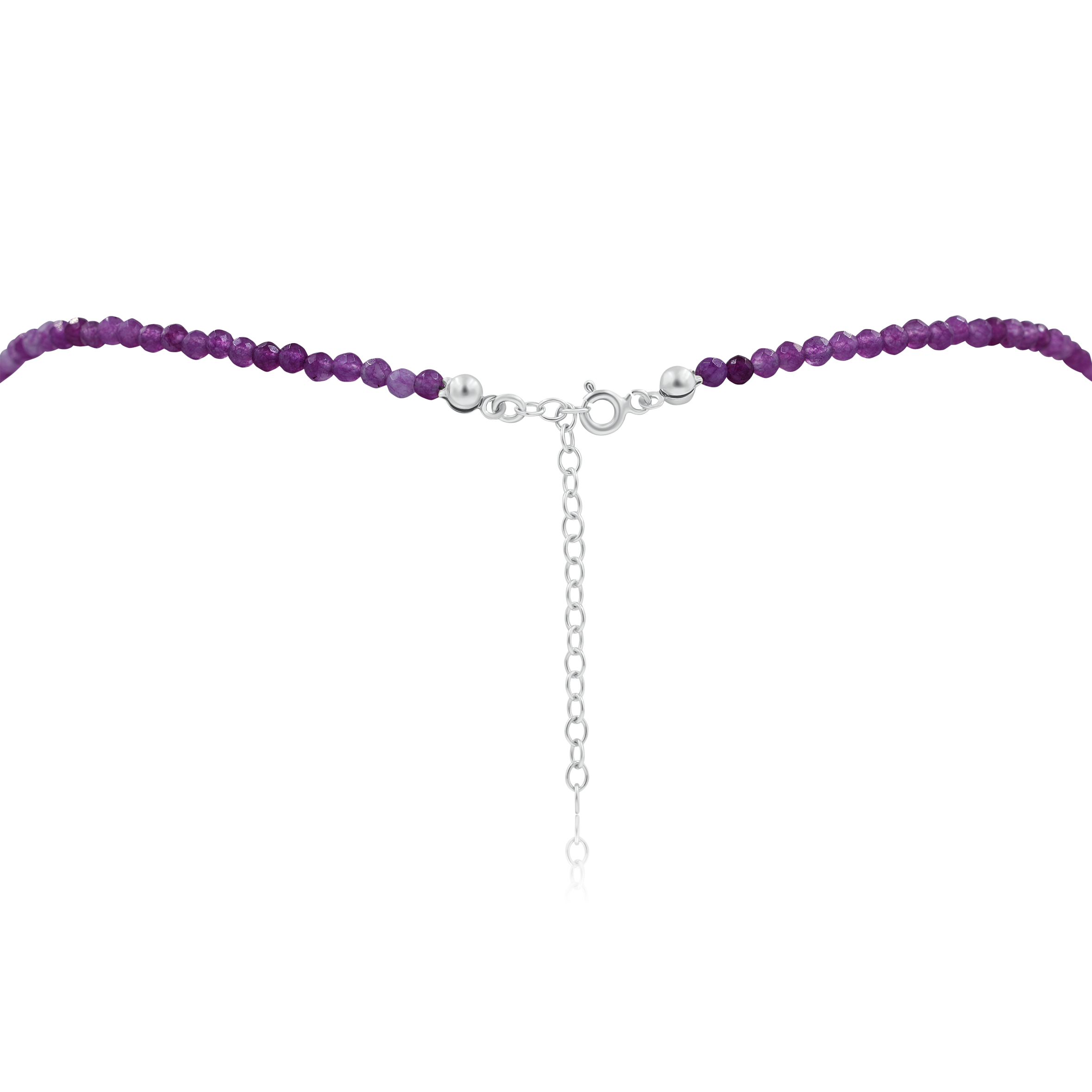 Naszyjnik VIOLET srebrny