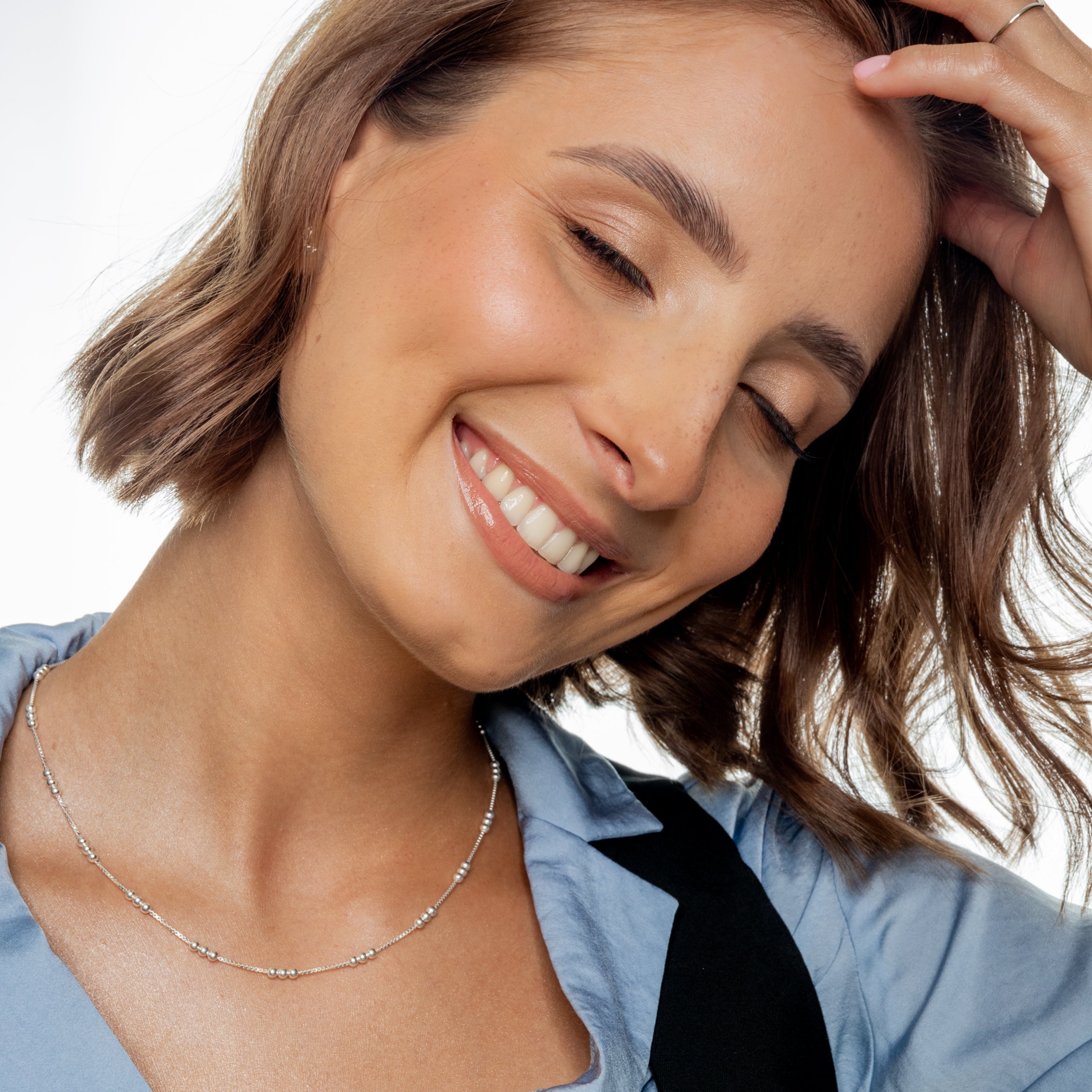 Łańcuszek CARA srebrny