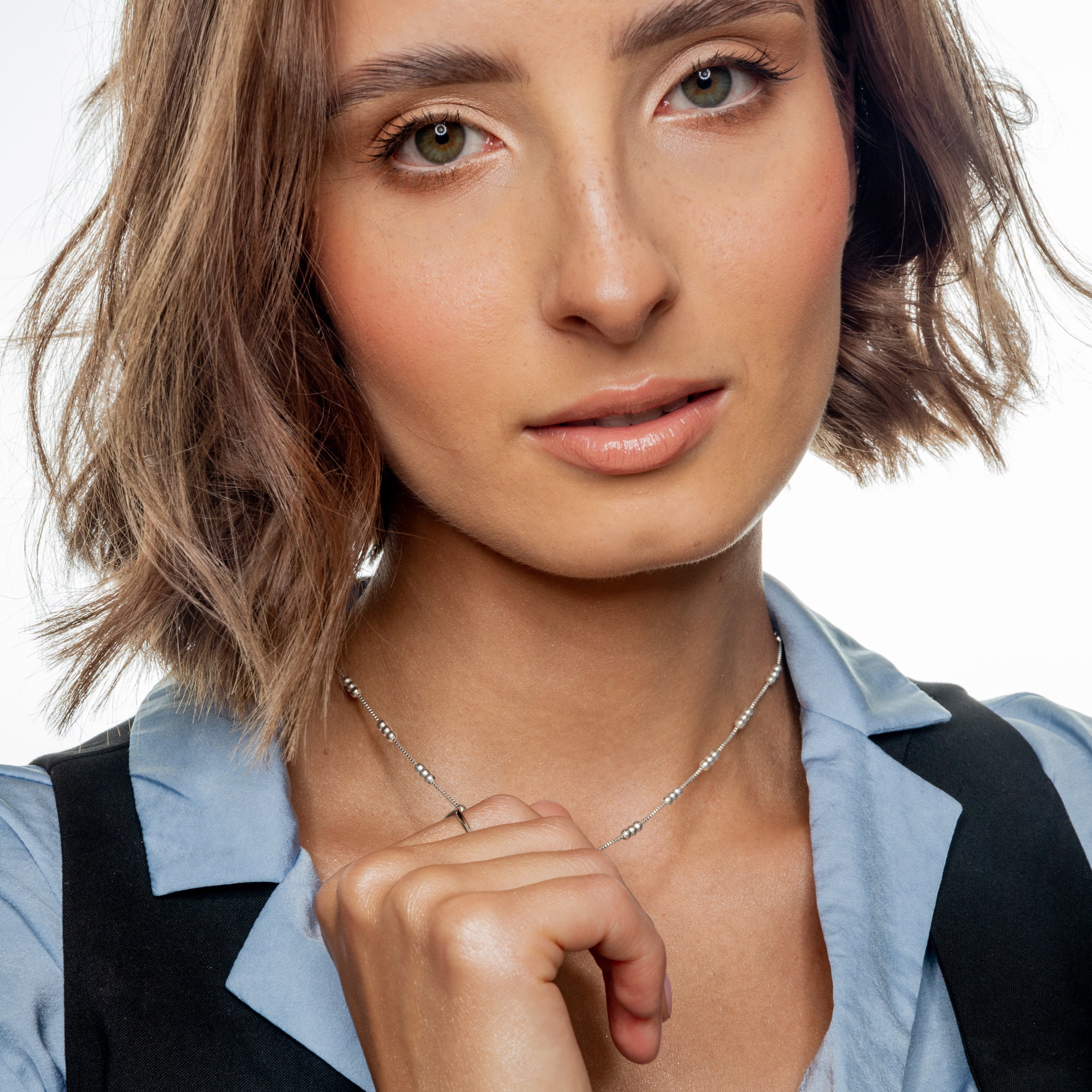 Łańcuszek CARA srebrny