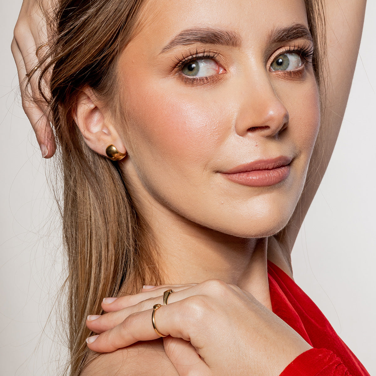 Kolczyki ALICE złote