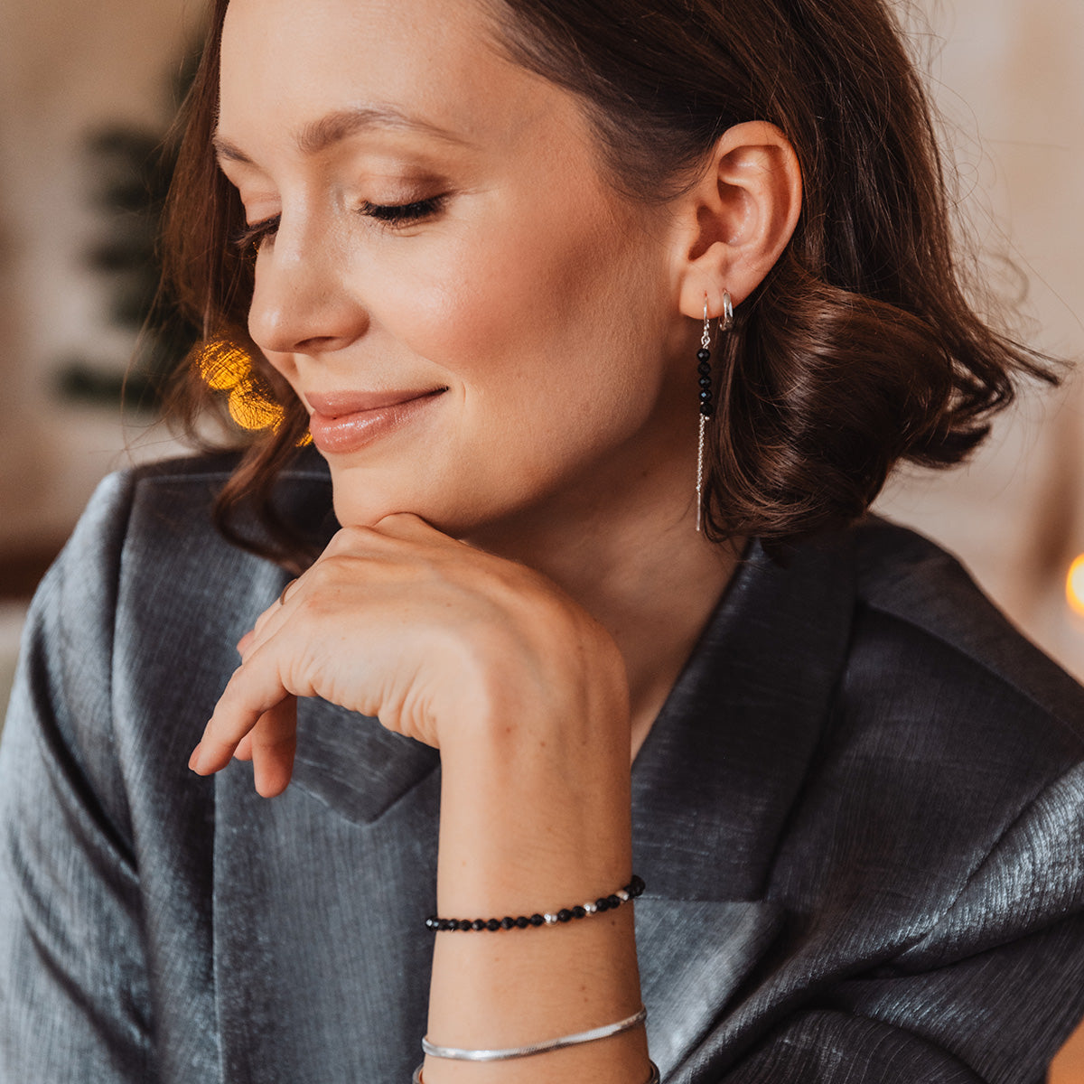 Bransoletka BLAKE srebrna