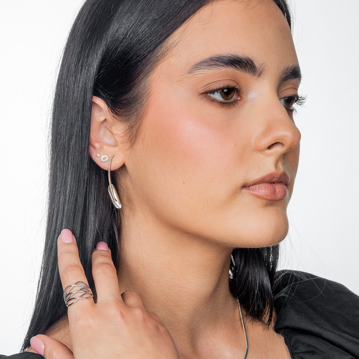 Kolczyki BLOOM srebrne