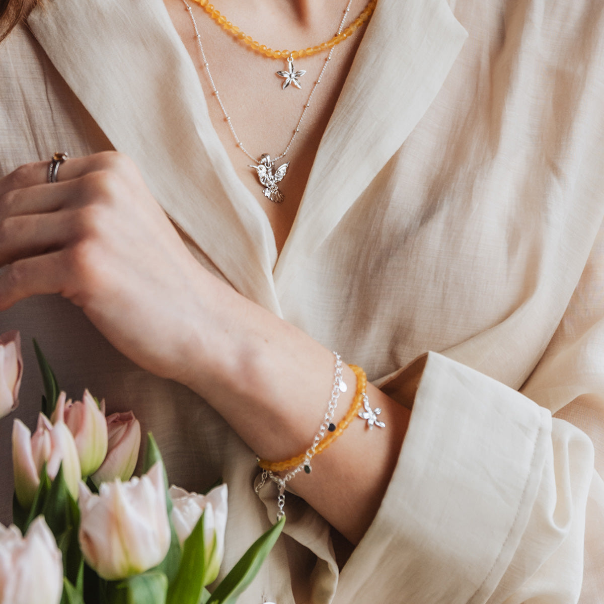 Bransoletka CYNTHIA srebrna