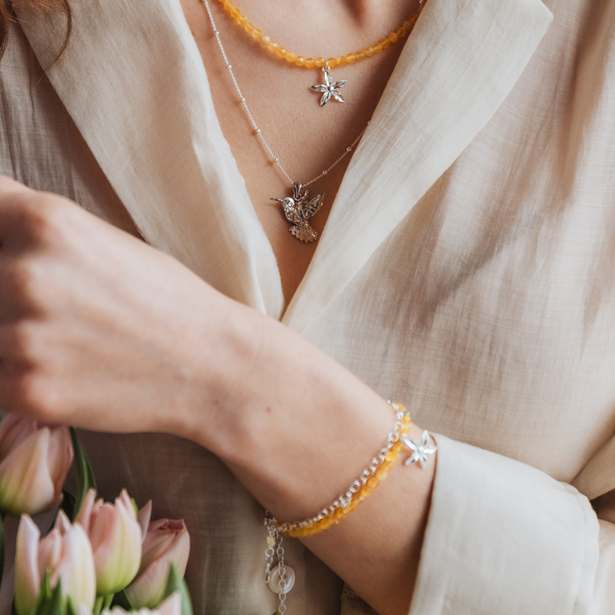 Bransoletka CYNTHIA srebrna