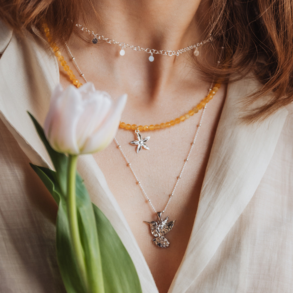 Naszyjnik CYNTHIA srebrny