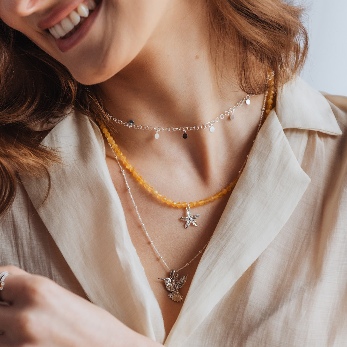 Naszyjnik CYNTHIA srebrny