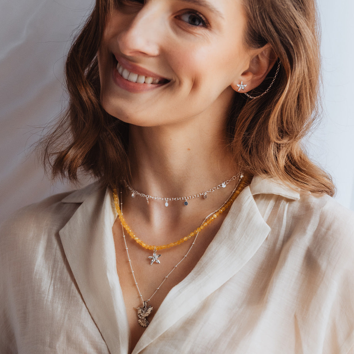 Zawieszka COLIBRI srebrna