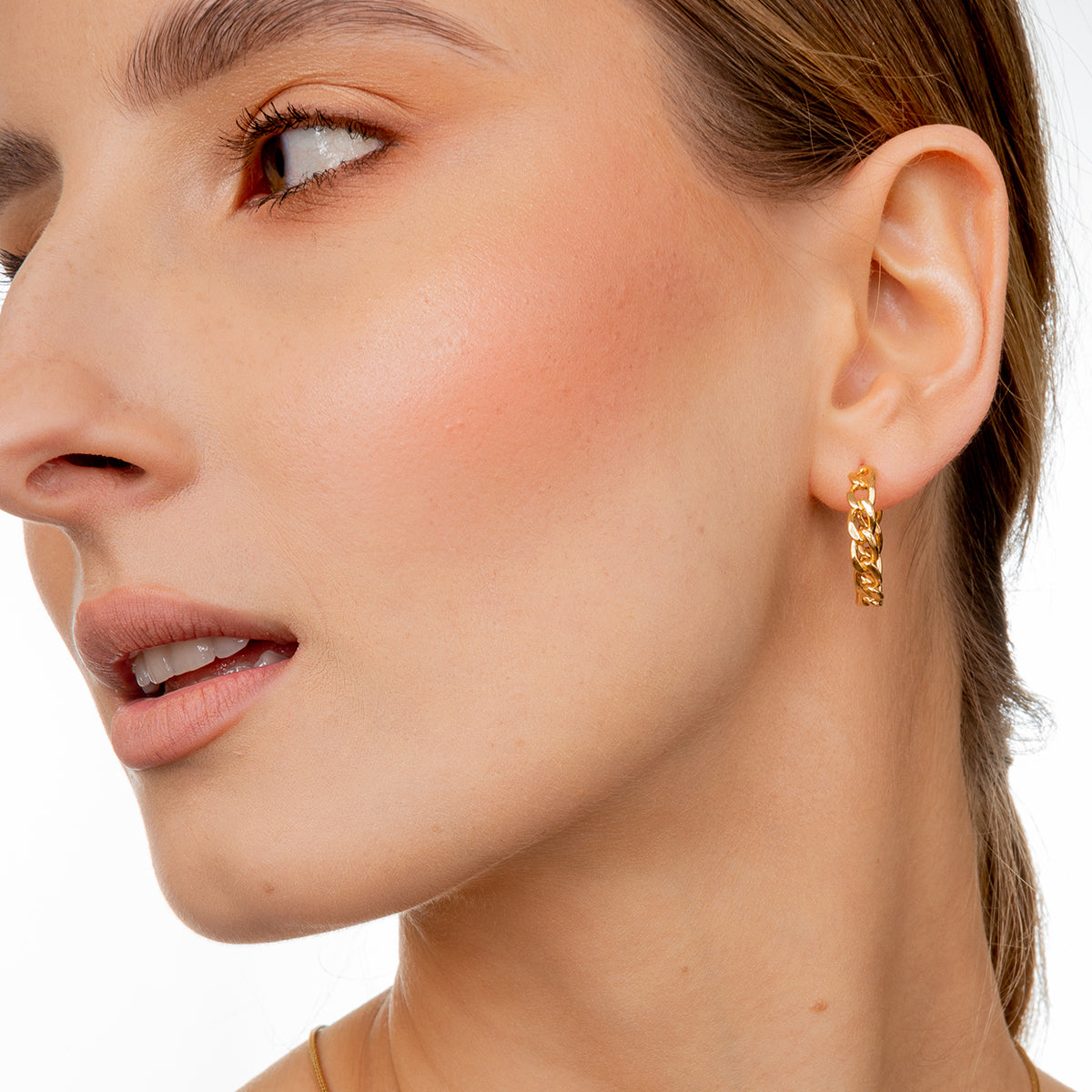 Kolczyki KATE srebrne pozłacane