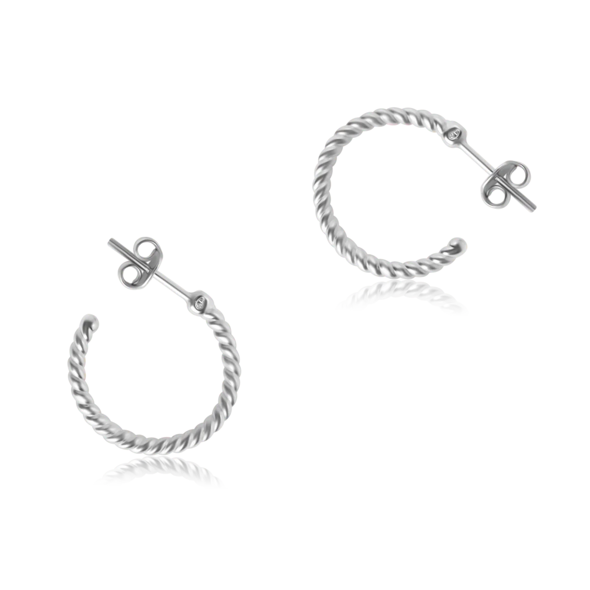 Kolczyki HELISA II białe złoto