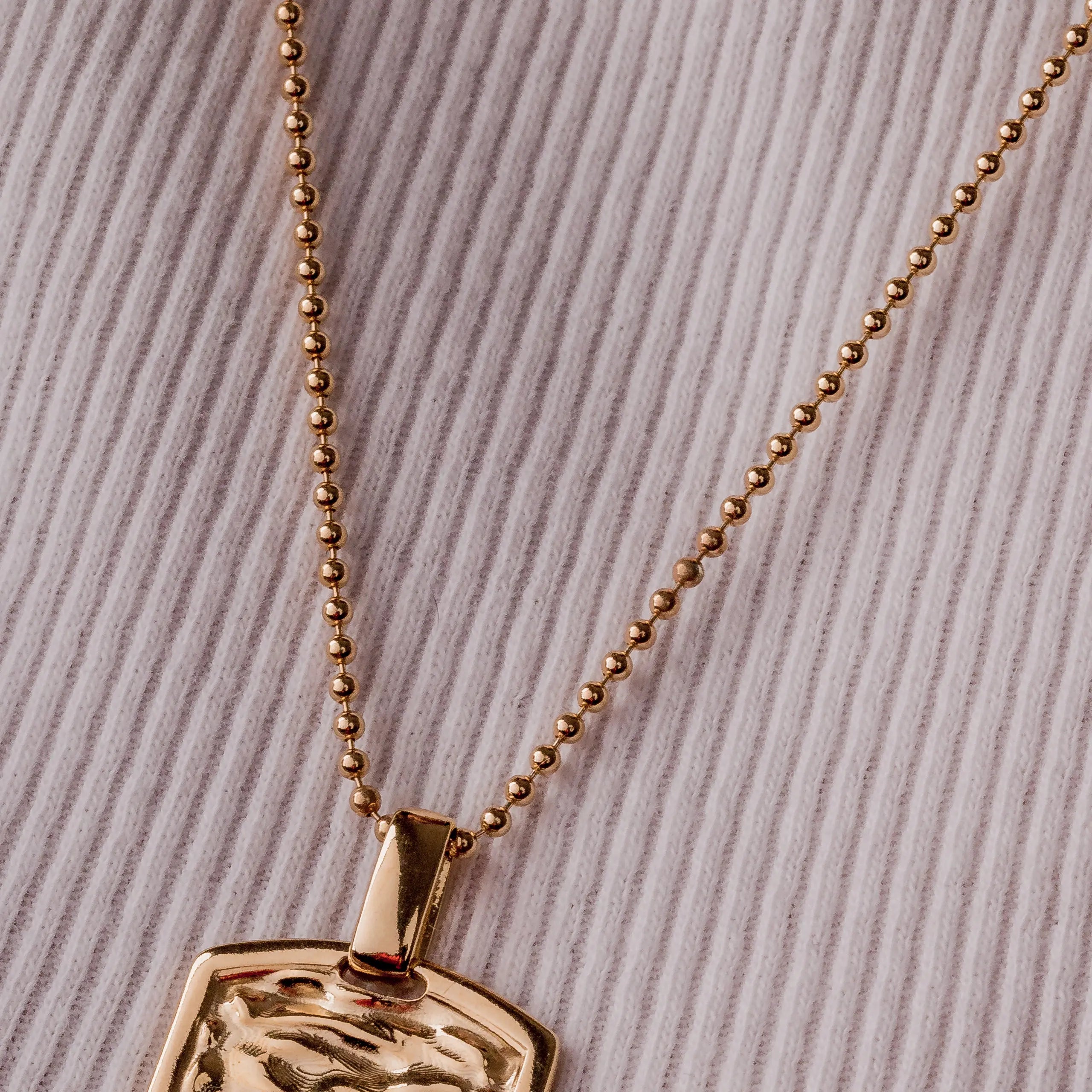 Zestaw UNISEX srebrny pozłacany - łańcuszek i zawieszka