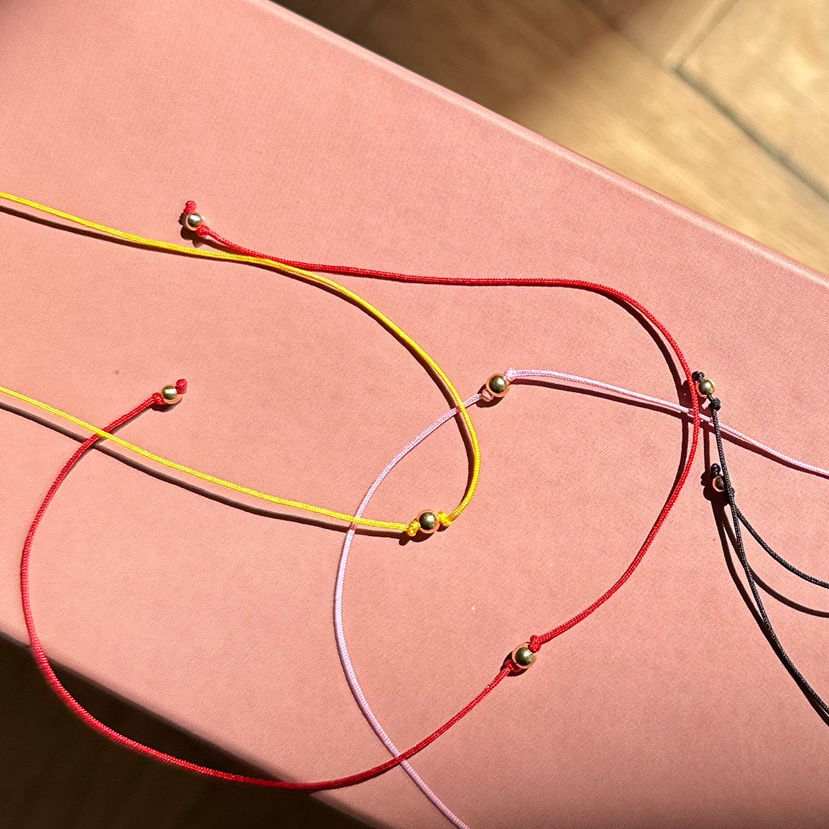 Bransoletka LUCKY YELLOW srebrna pozłacana