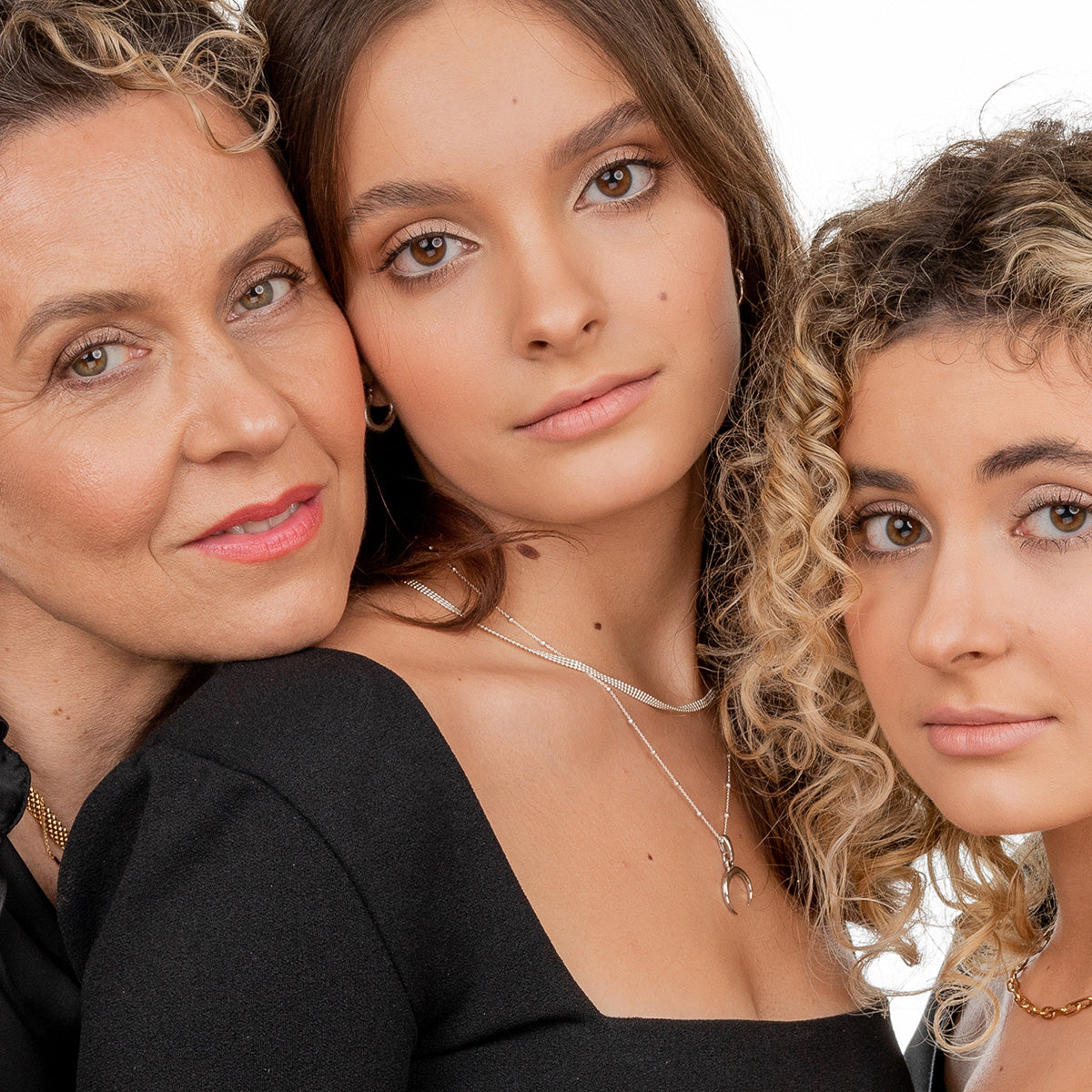 Zestaw MOON srebrny - zawieszka i łańcuszek