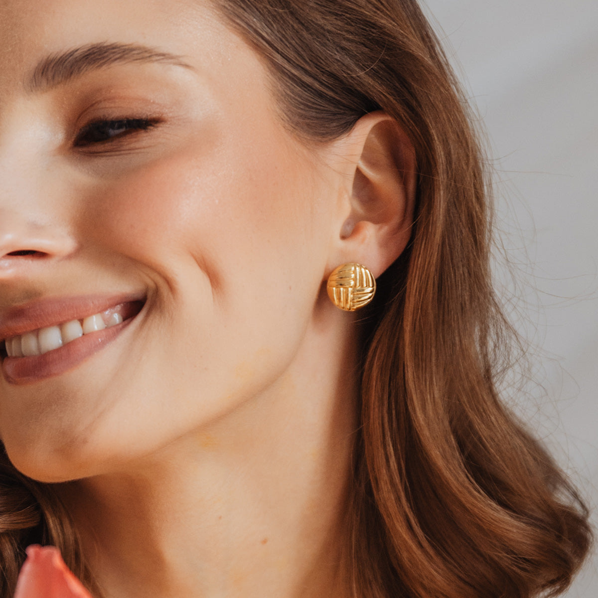 Kolczyki NATALIE srebrne pozłacane