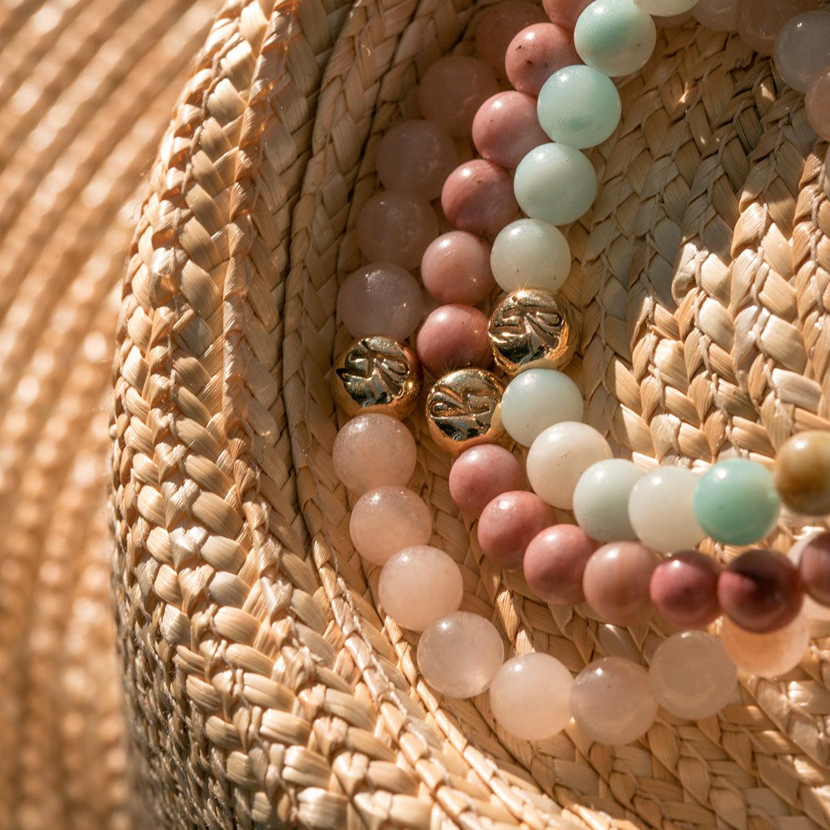 Bransoletka AURORA PINK srebrna pozłacana