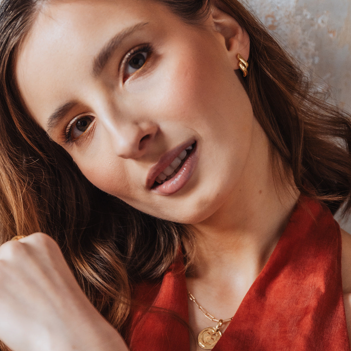 Kolczyki POINT złote