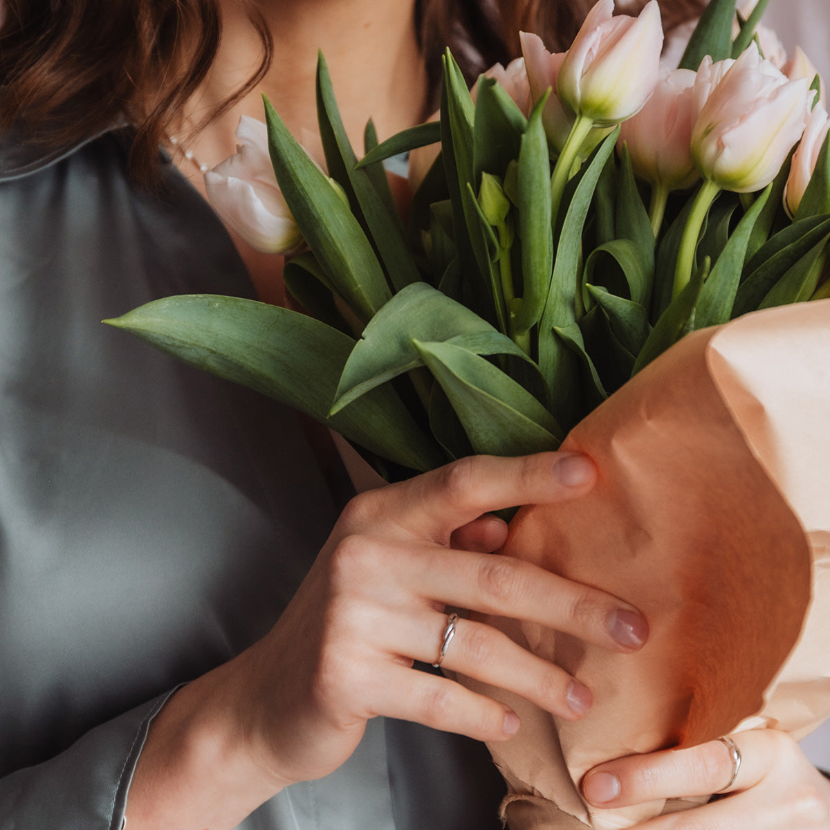 Pierścionek AURA srebrny