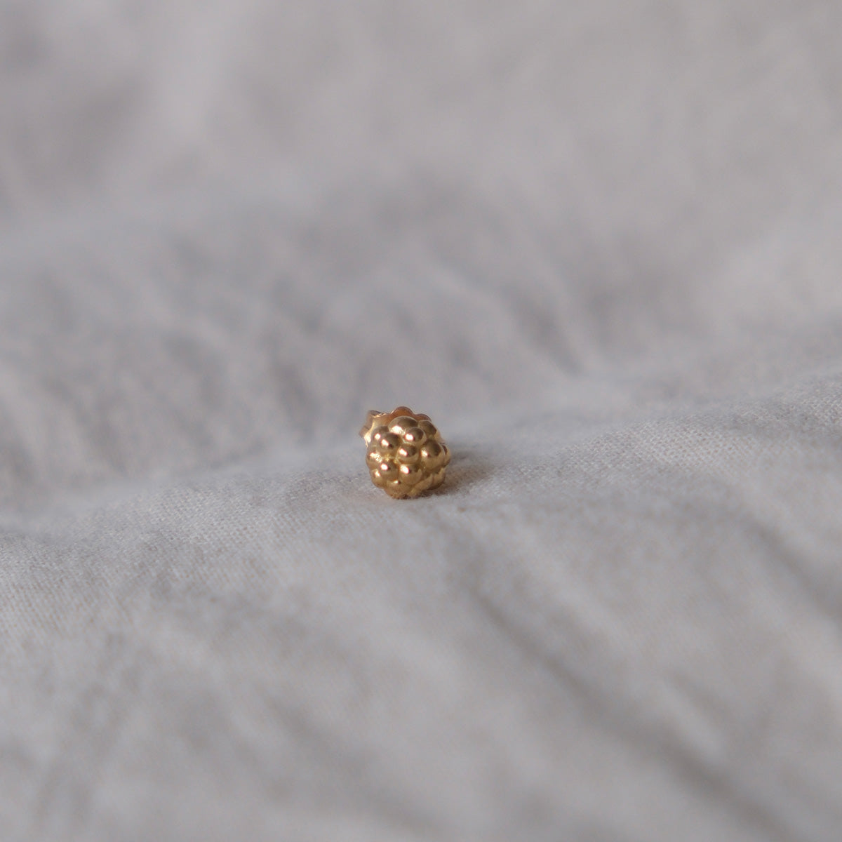 Kolczyki RASPBERRY srebrne pozłacane