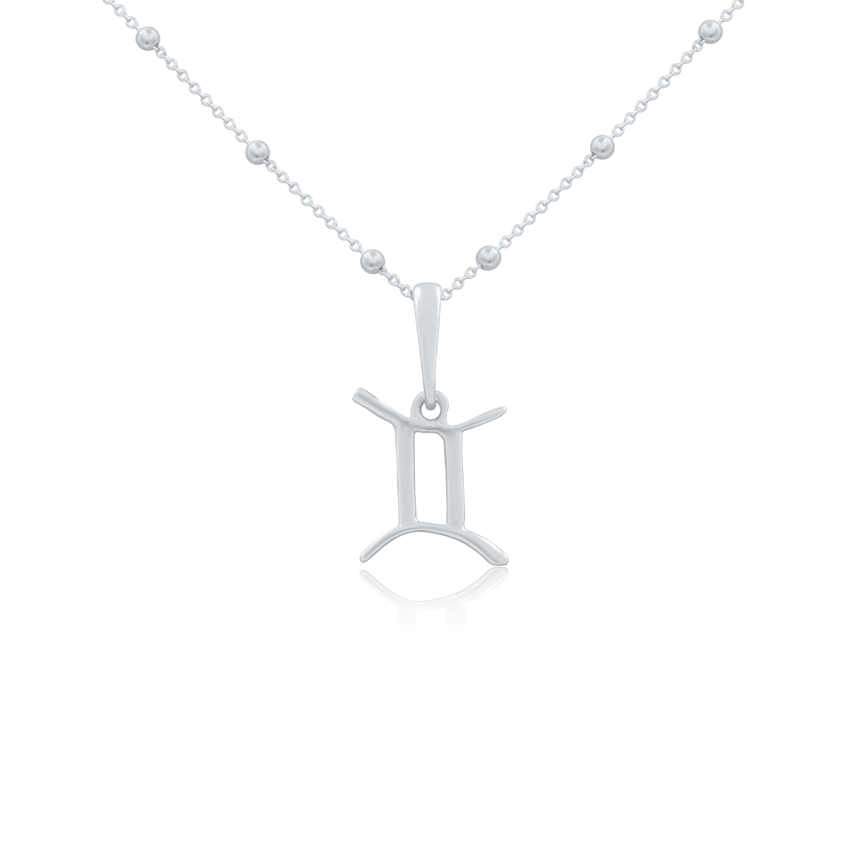 Zawieszka ZODIAK srebrna - bliźnięta
