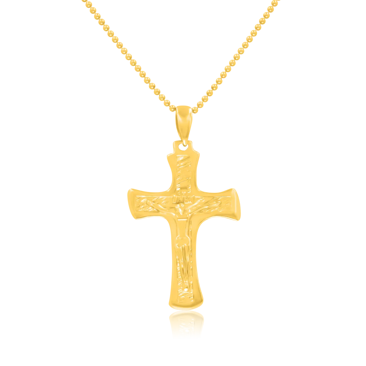 Zawieszka KRZYŻYK złota - L