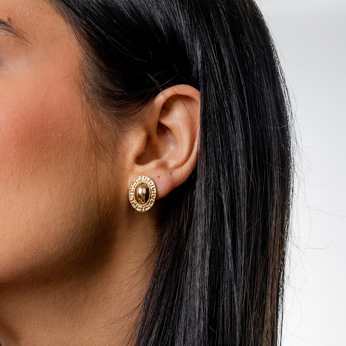 Kolczyki ZOE srebrne pozłacane