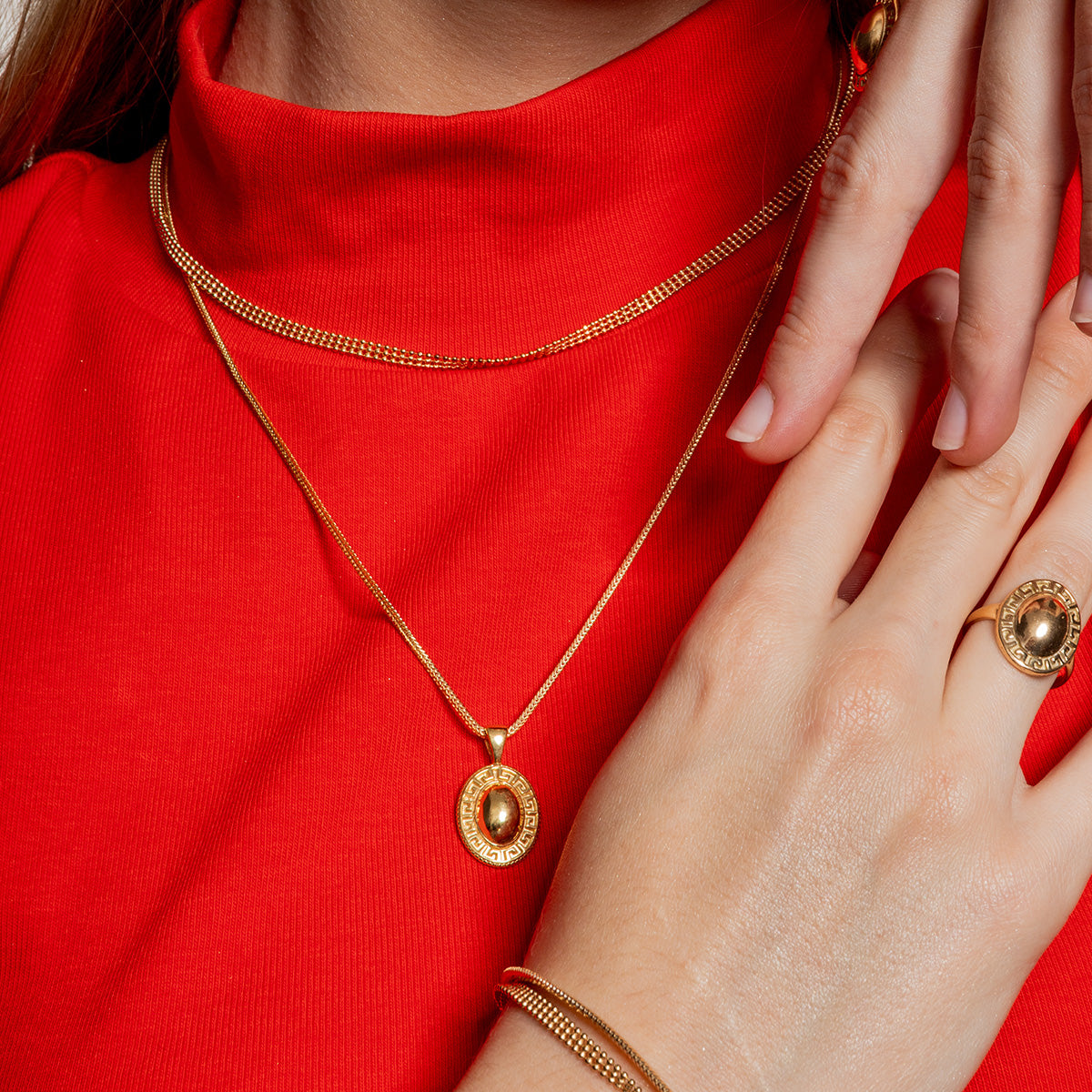 Zawieszka ZOE srebrna pozłacana