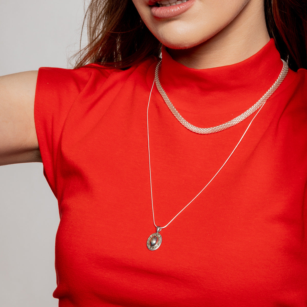 Zawieszka ZOE srebrna