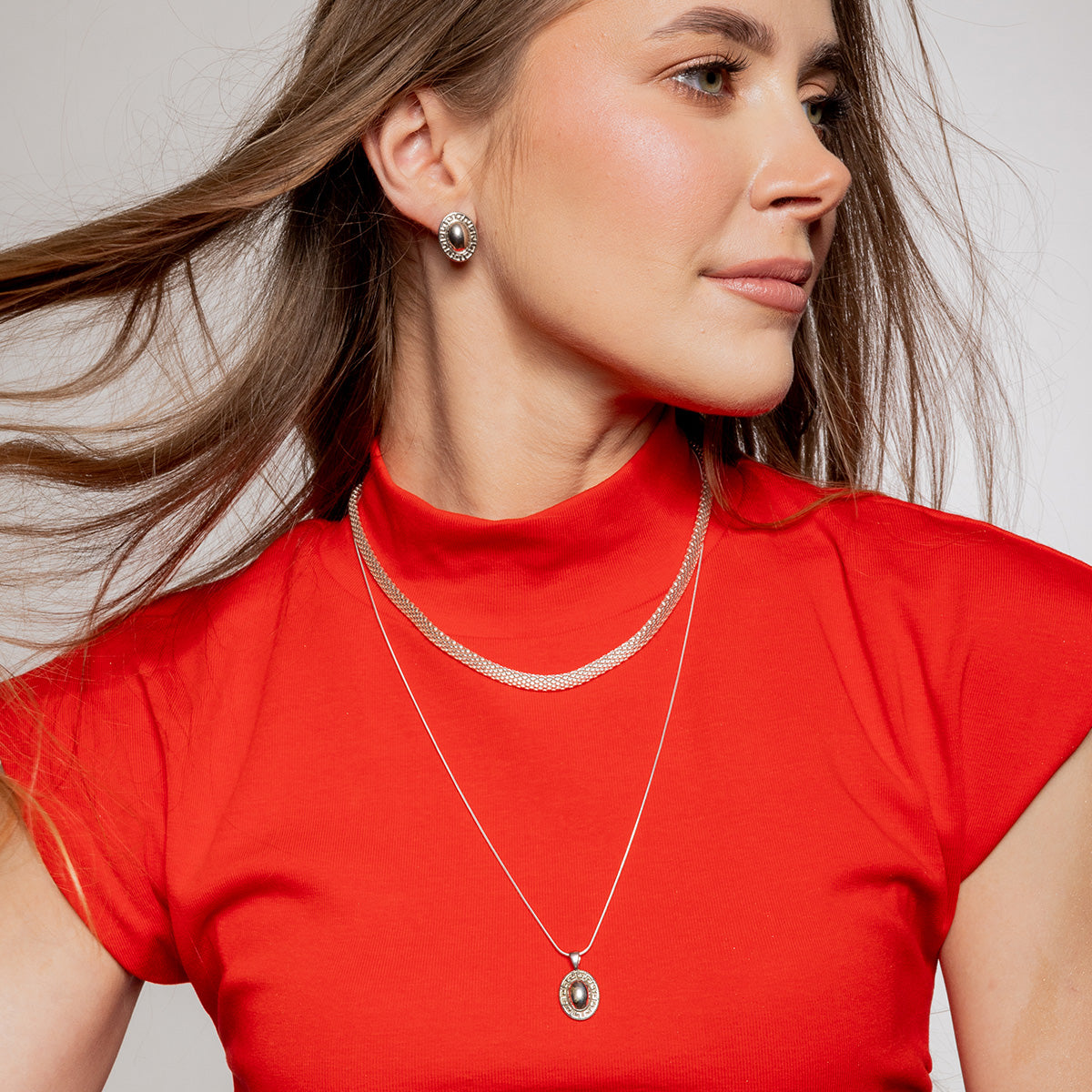 Zawieszka ZOE srebrna