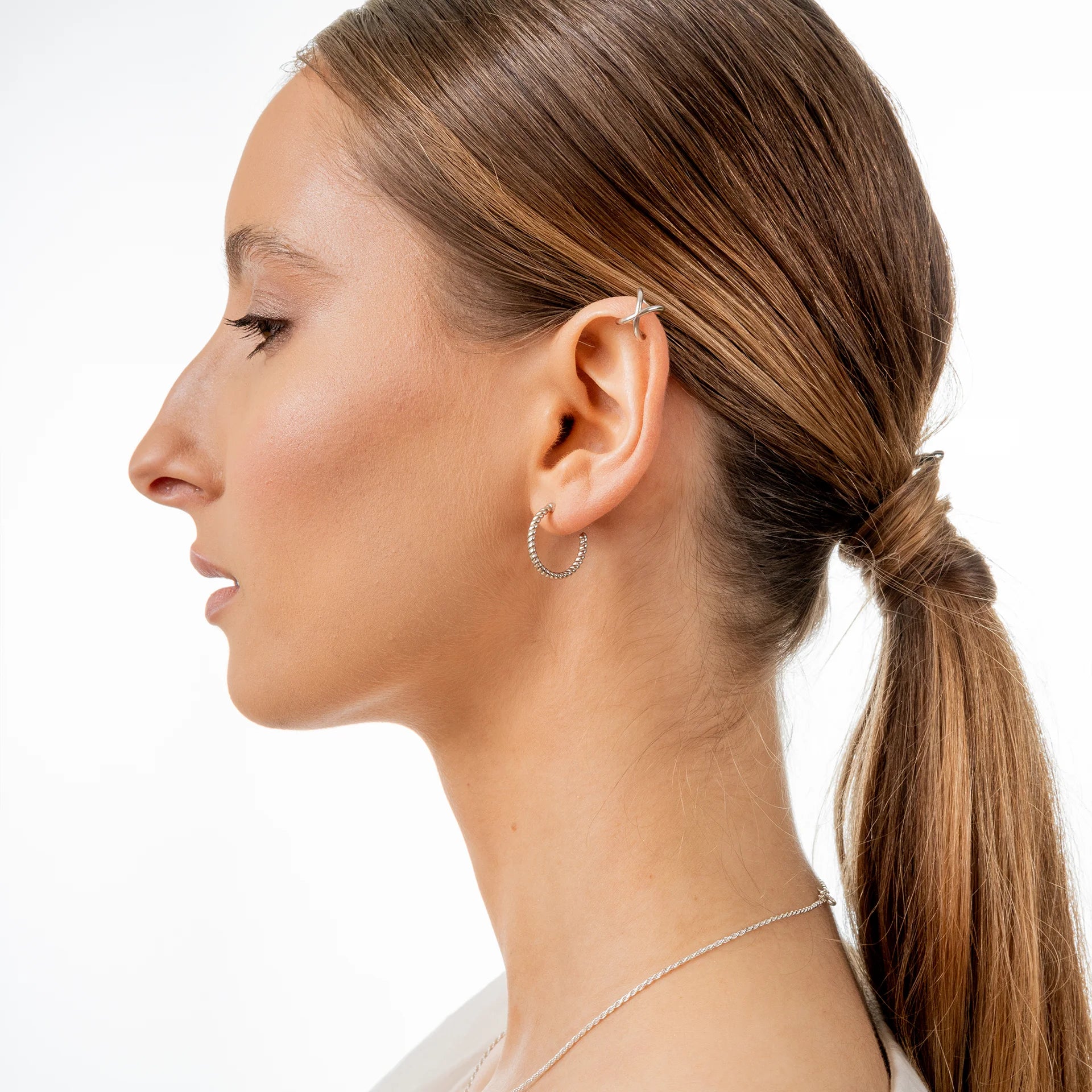 Kolczyki HELISA II srebrne