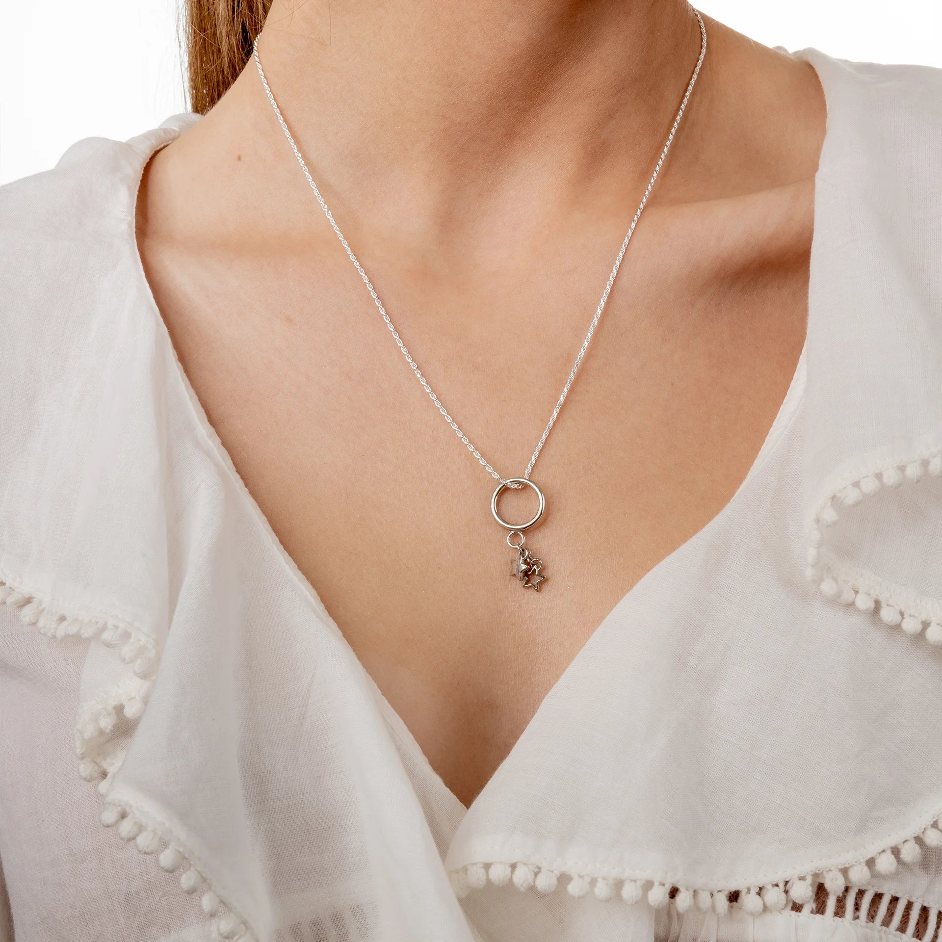 Zawieszka gwiazdki STARS srebrna