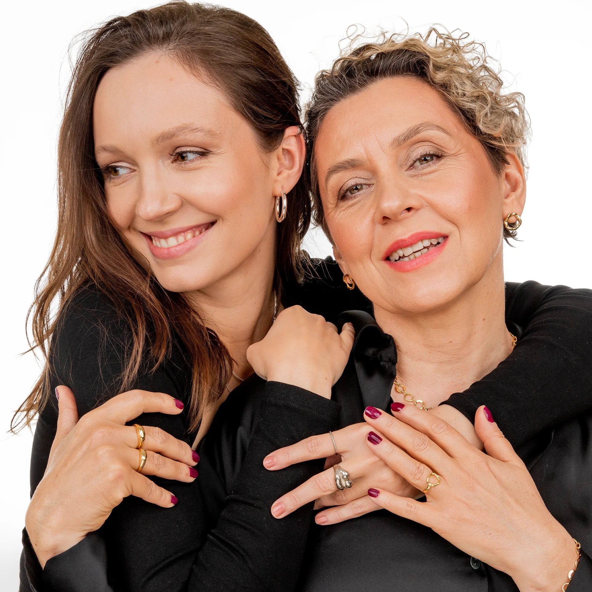 Pierścionek NATURAL srebrny pozłacany