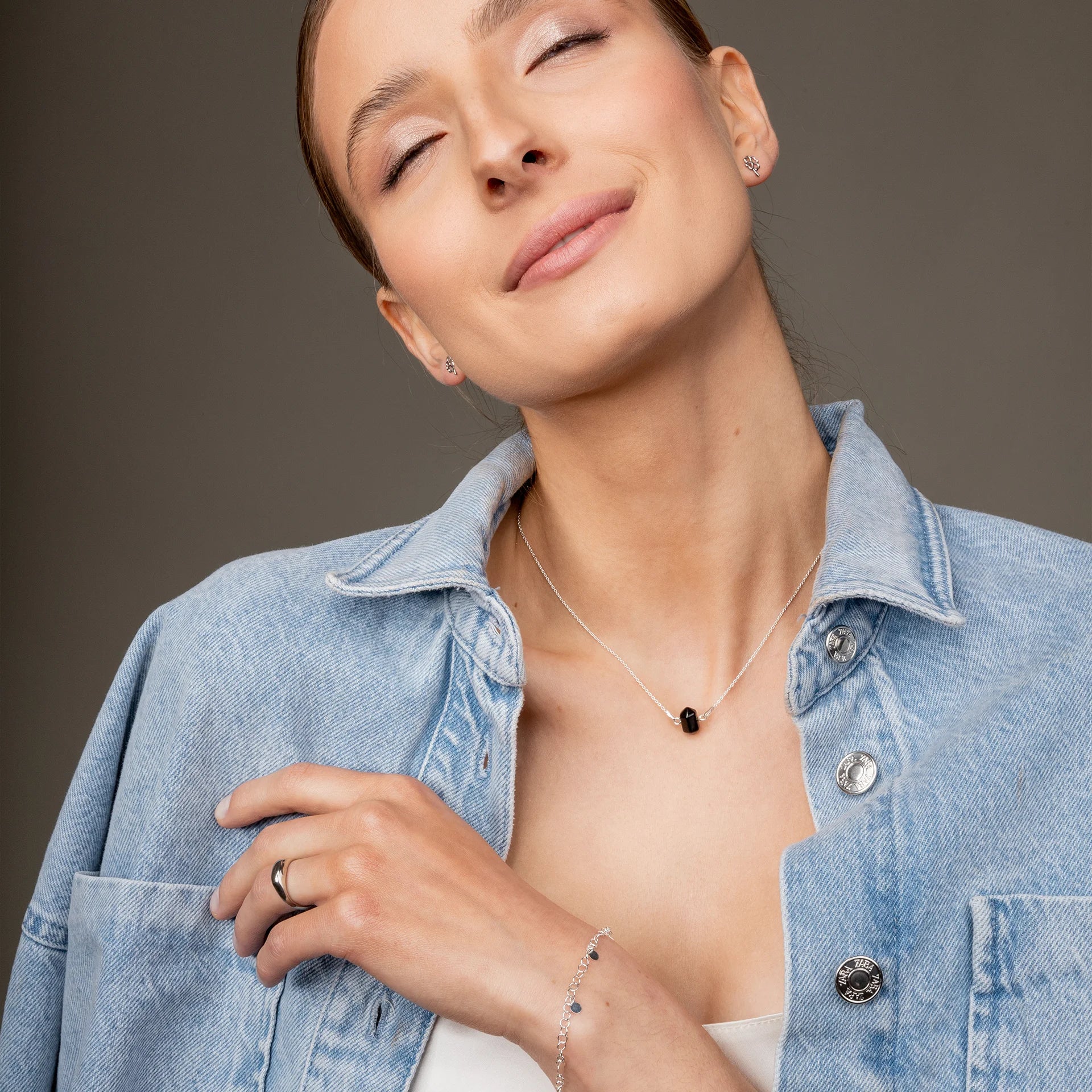 Bransoletka NAOMI srebrna